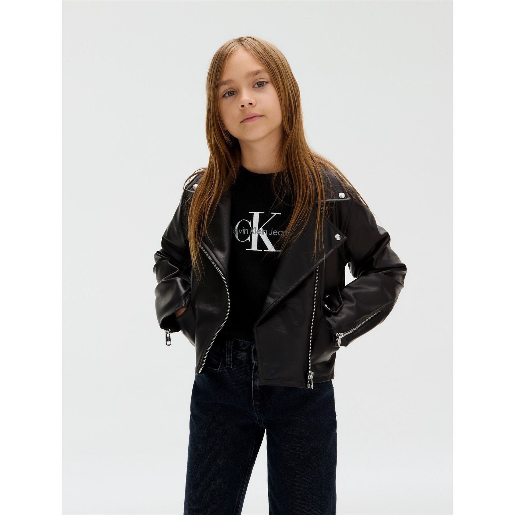 Calvin Klein Jeans Faux Leather Jacket