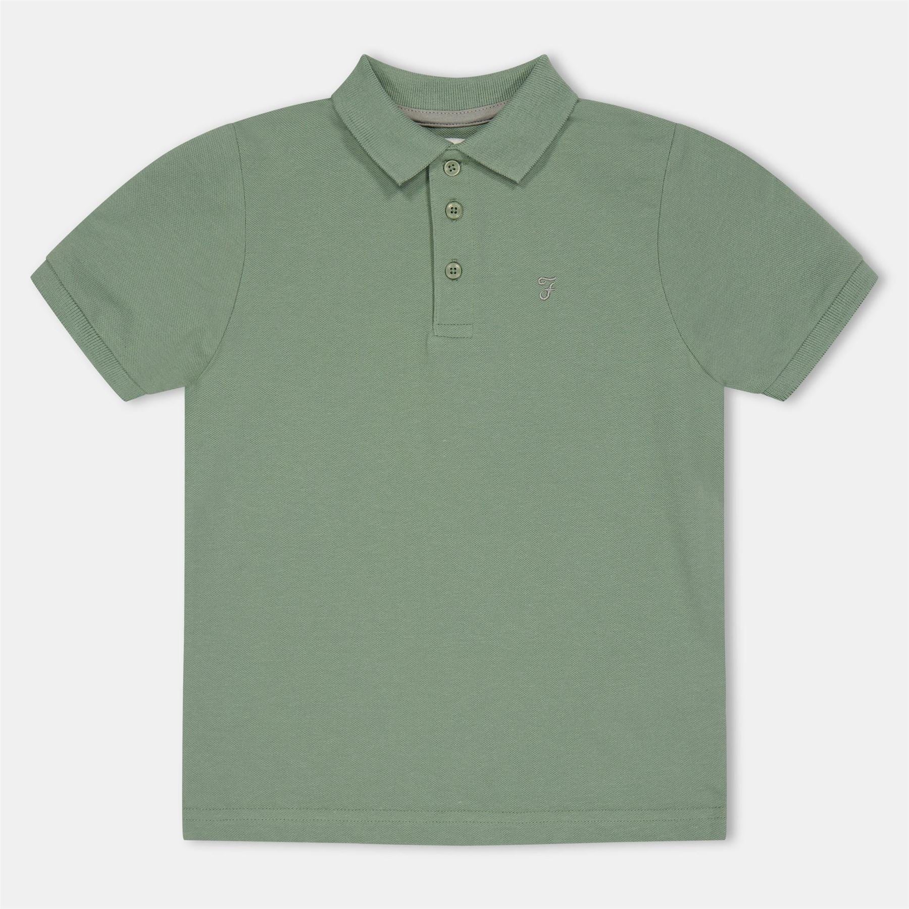 Farah Kids Bugsworth Short Sleeve Polo Shirt