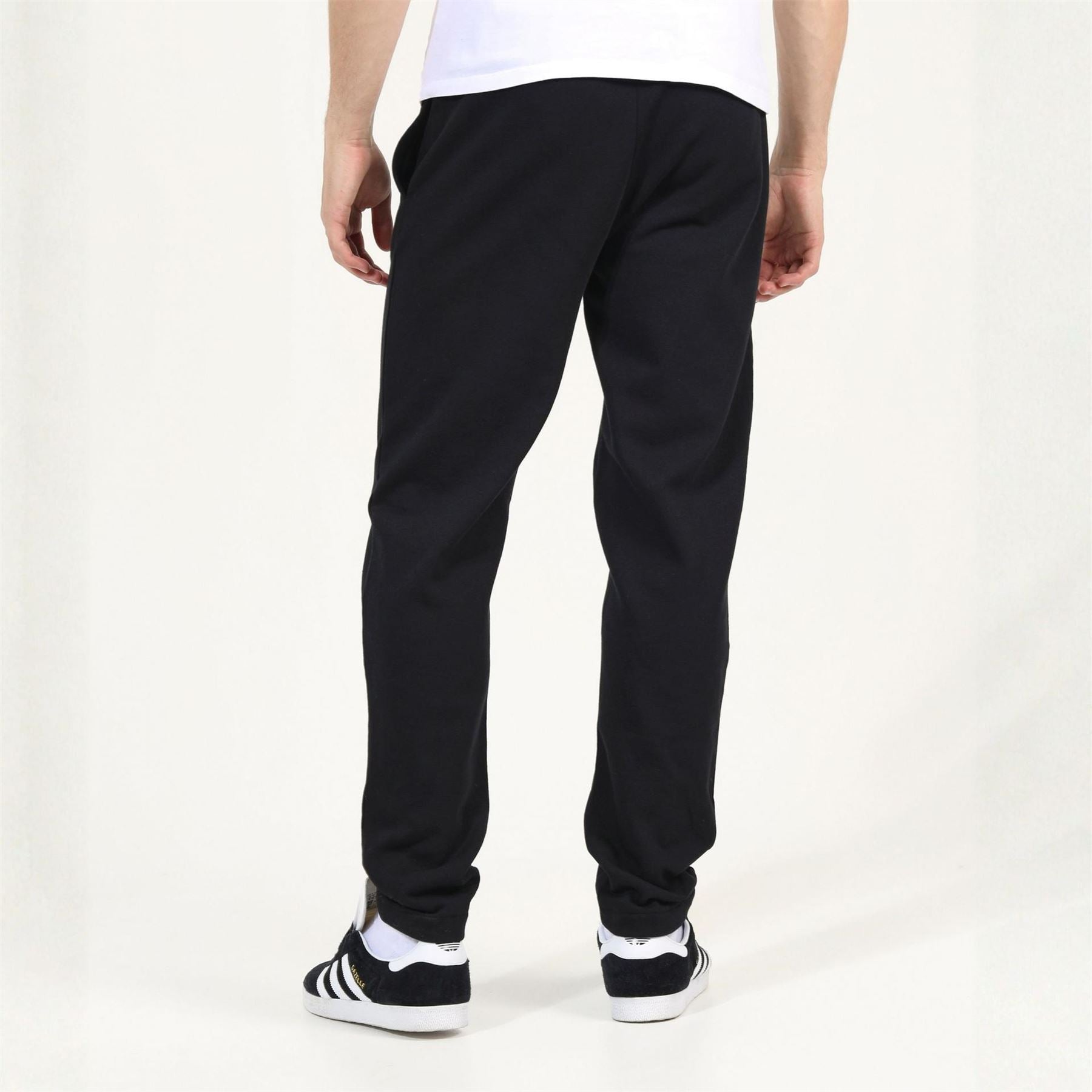 Brave Soul Straight Leg Open Hem Fleece Jogging Bottoms