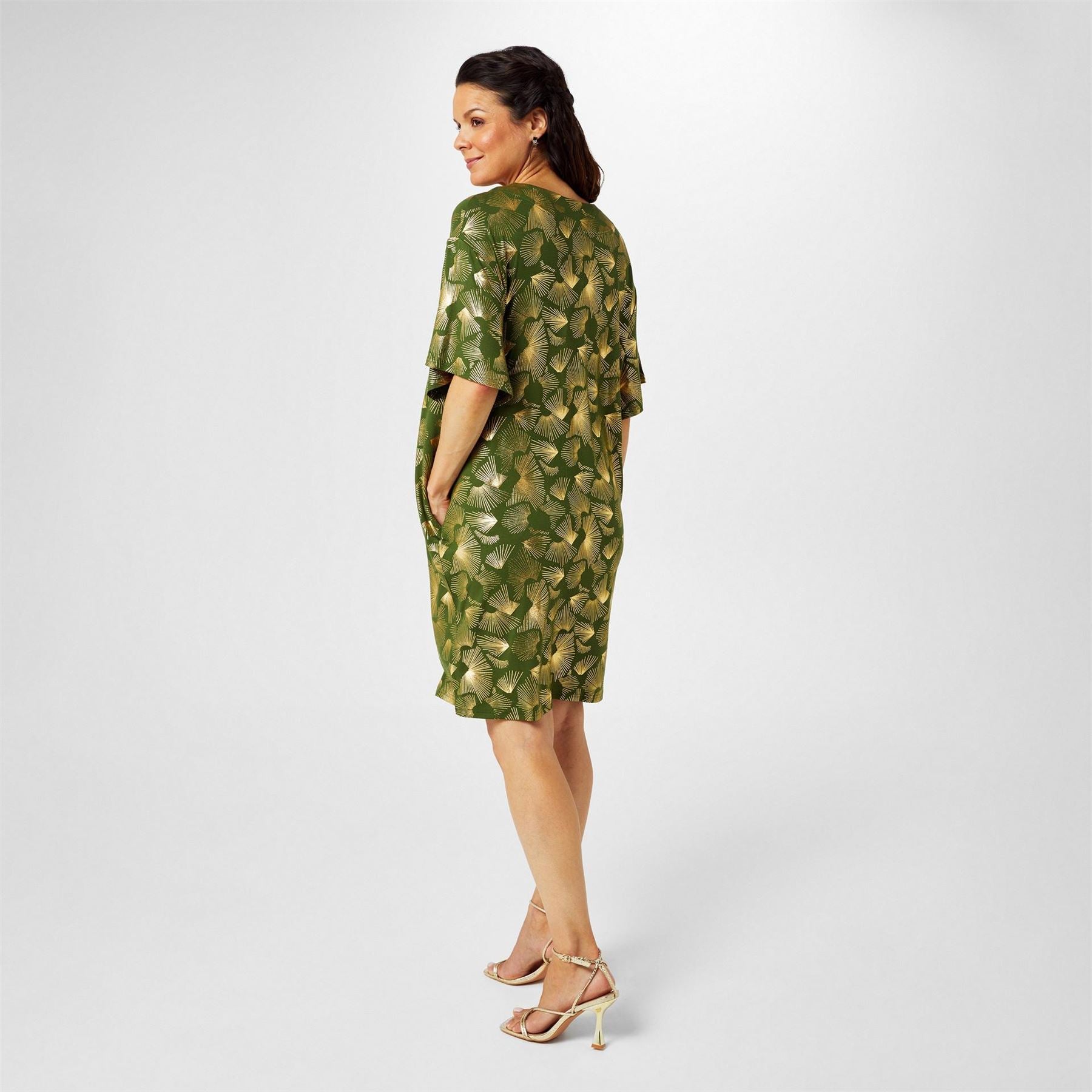 Biba Zip Front Jersey Dress