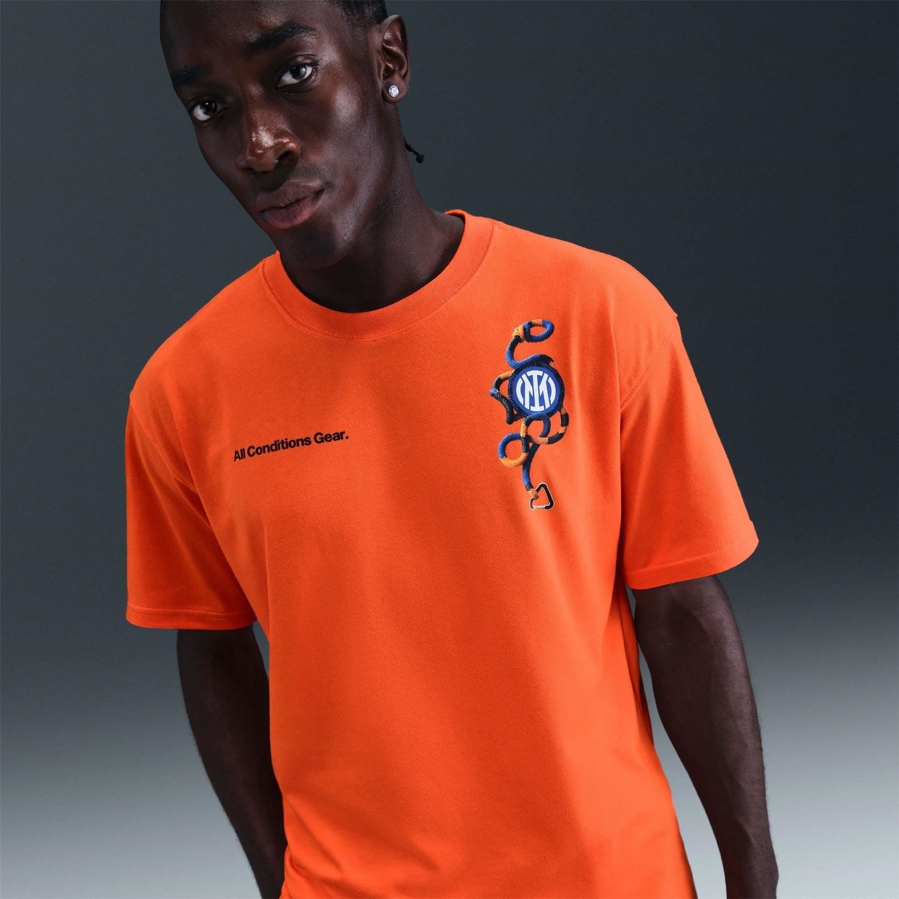 Nike Inter Milan Licensed Short Sleeve T-Shirt