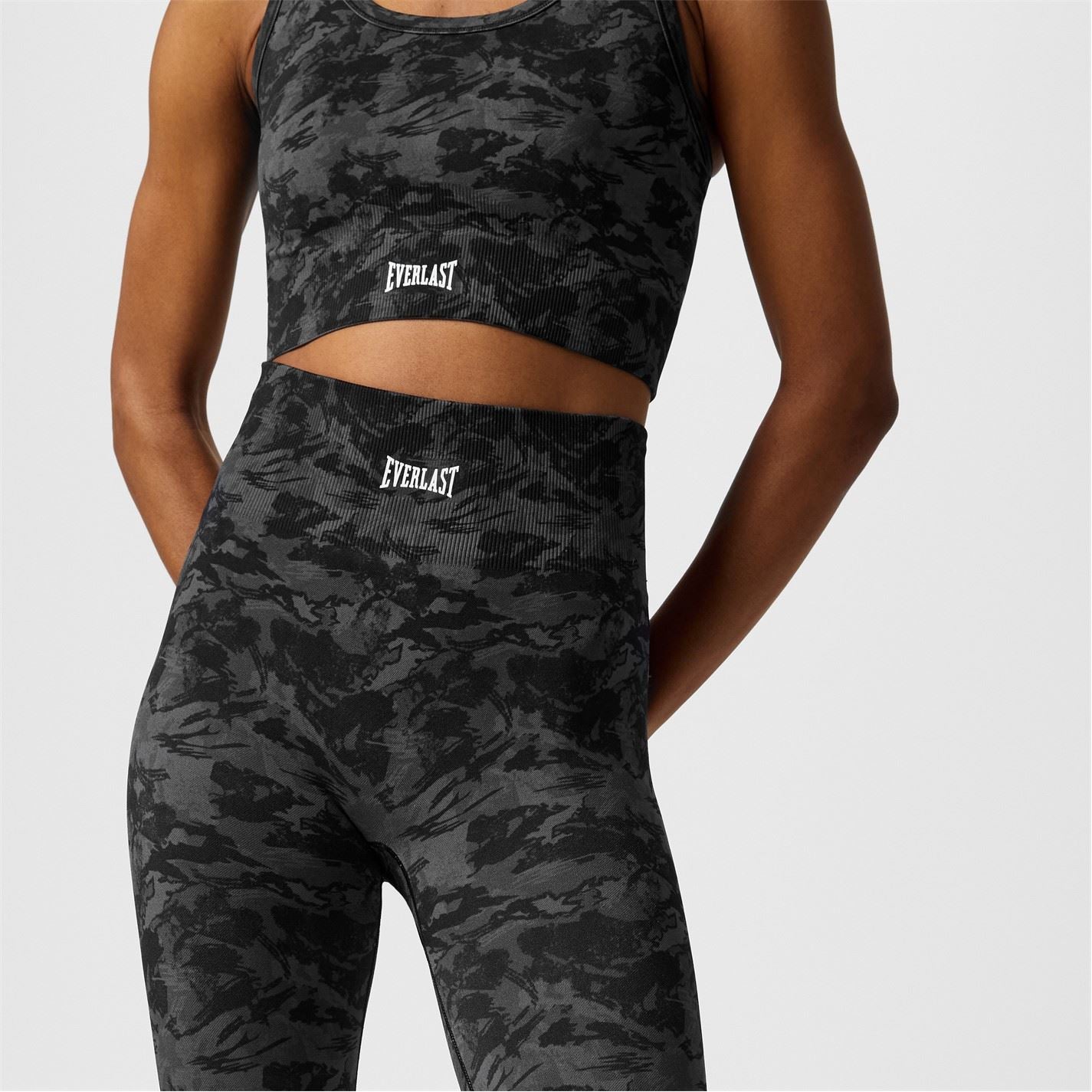 Everlast Womens Camo Racerback Sports Bra