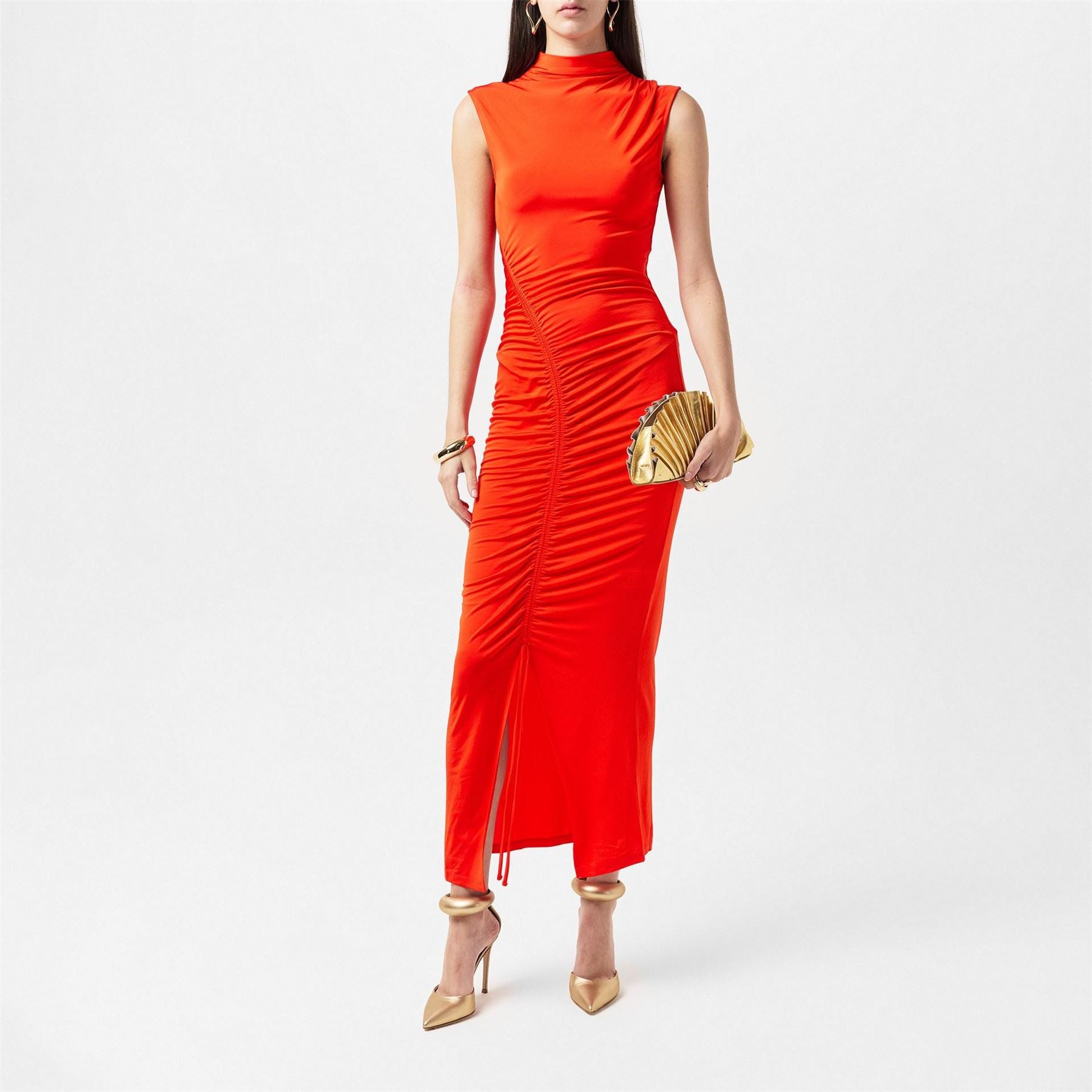 Ted Baker Berryan High Neck Midi Jersey Dress
