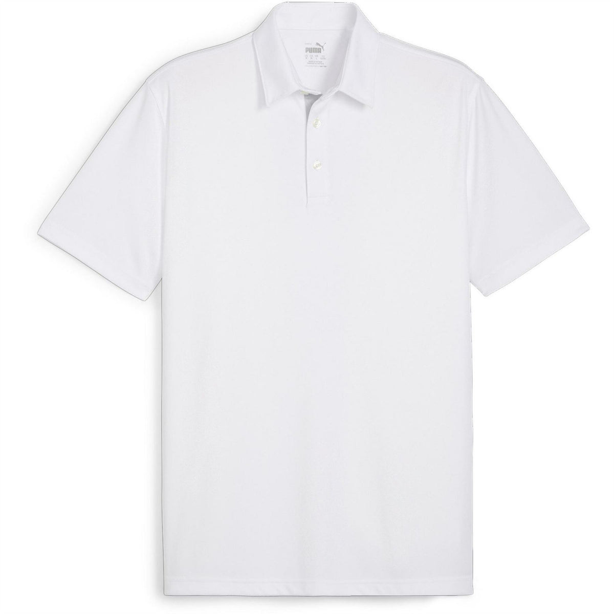 Puma Pure Solid Short Sleeve Performance Polo Shirt