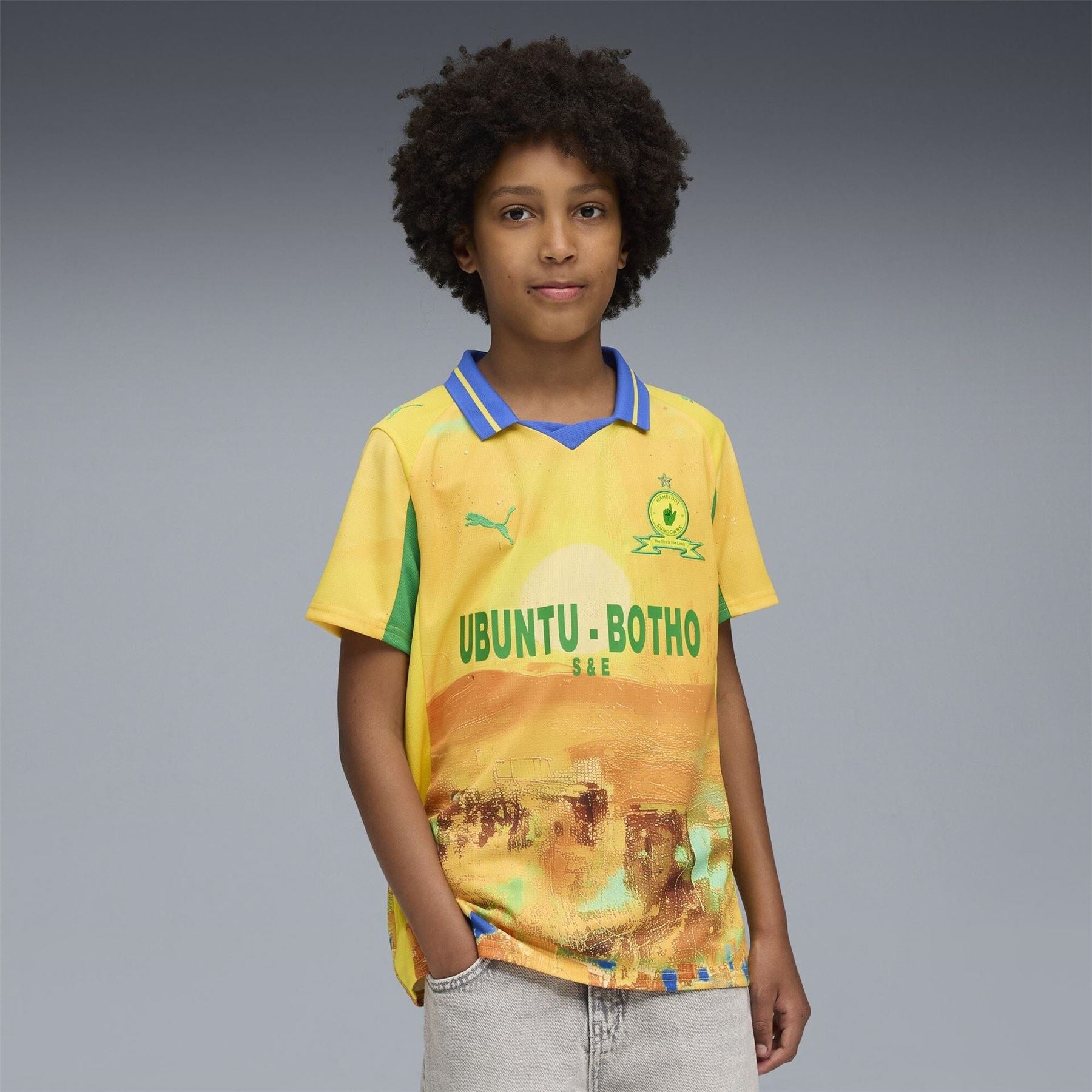 Puma X Kidssuper Mamelodi Sundowns Home Shirt 2025 2026 Juniors