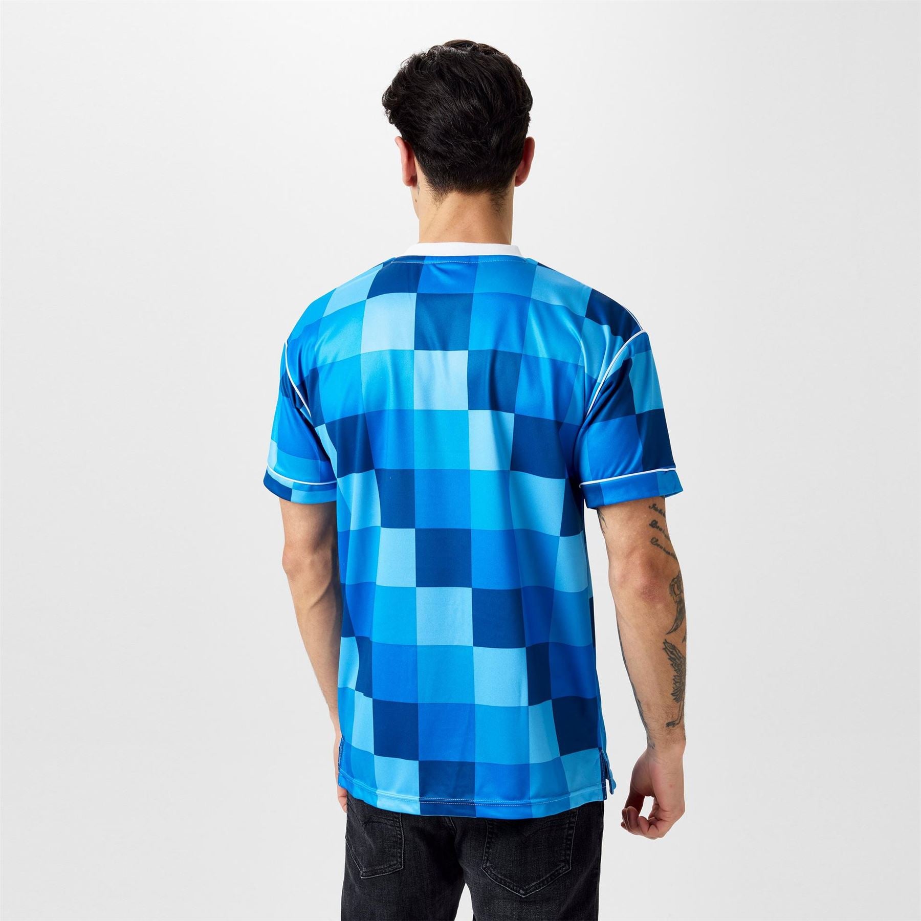 Score Draw Derby County 1988 Retro Away Shirt Adults