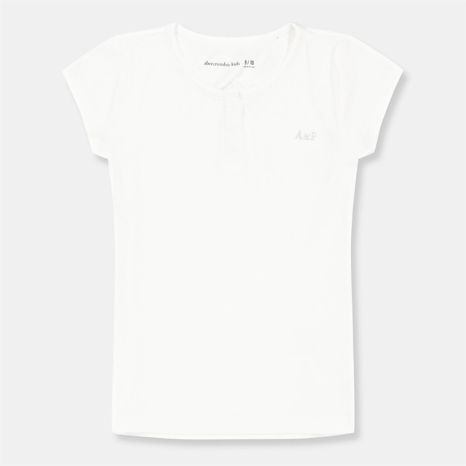 Abercrombie and Fitch And F Henley Tee Jn54