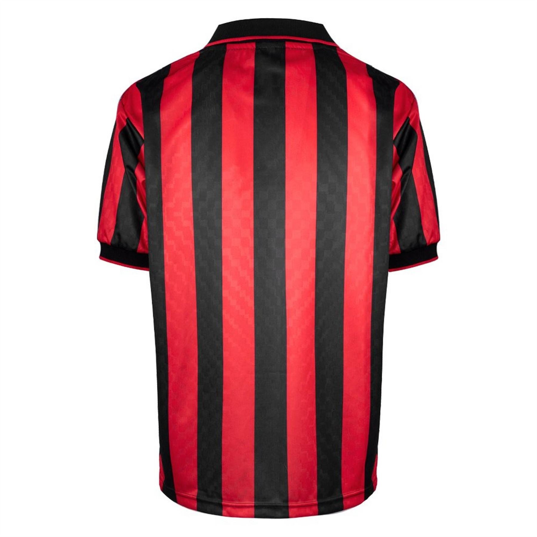 Score Draw Ac Milan 1996 Retro Home Football Shirt Adults