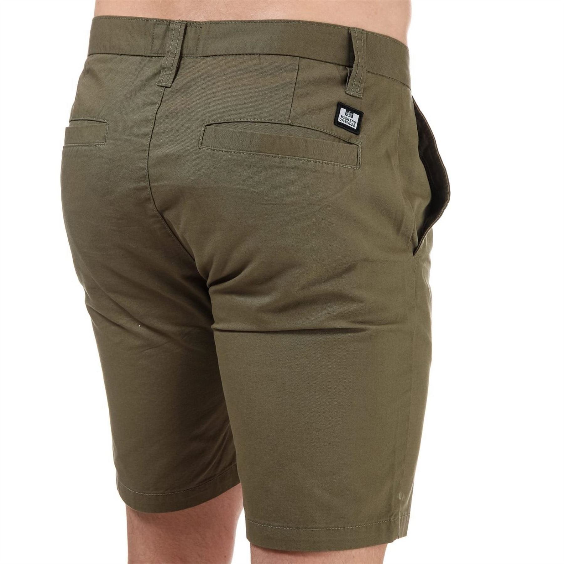 Weekend Offender Dillenger Cotton Twill Chino Shorts