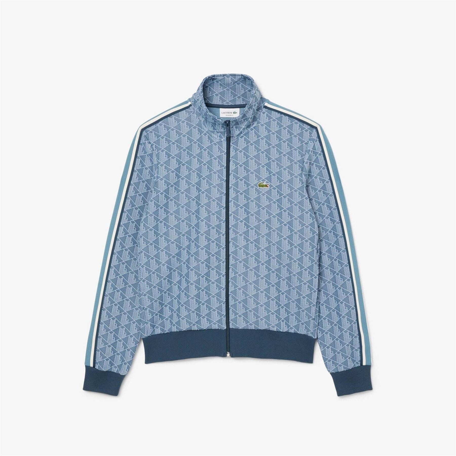 Lacoste Zip Up Jacquard Track Jacket