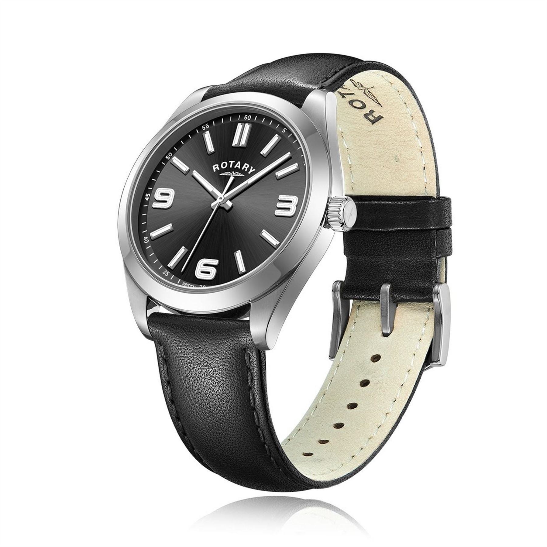 Rotary Analogue Steel Bracelet Strap Watch