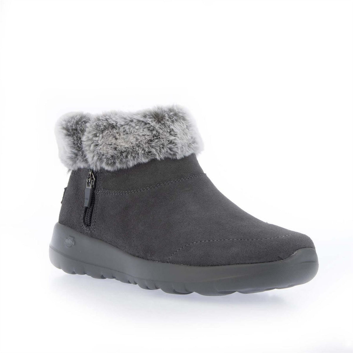 Skechers On The Go Joy Suede Flat Ankle Boots