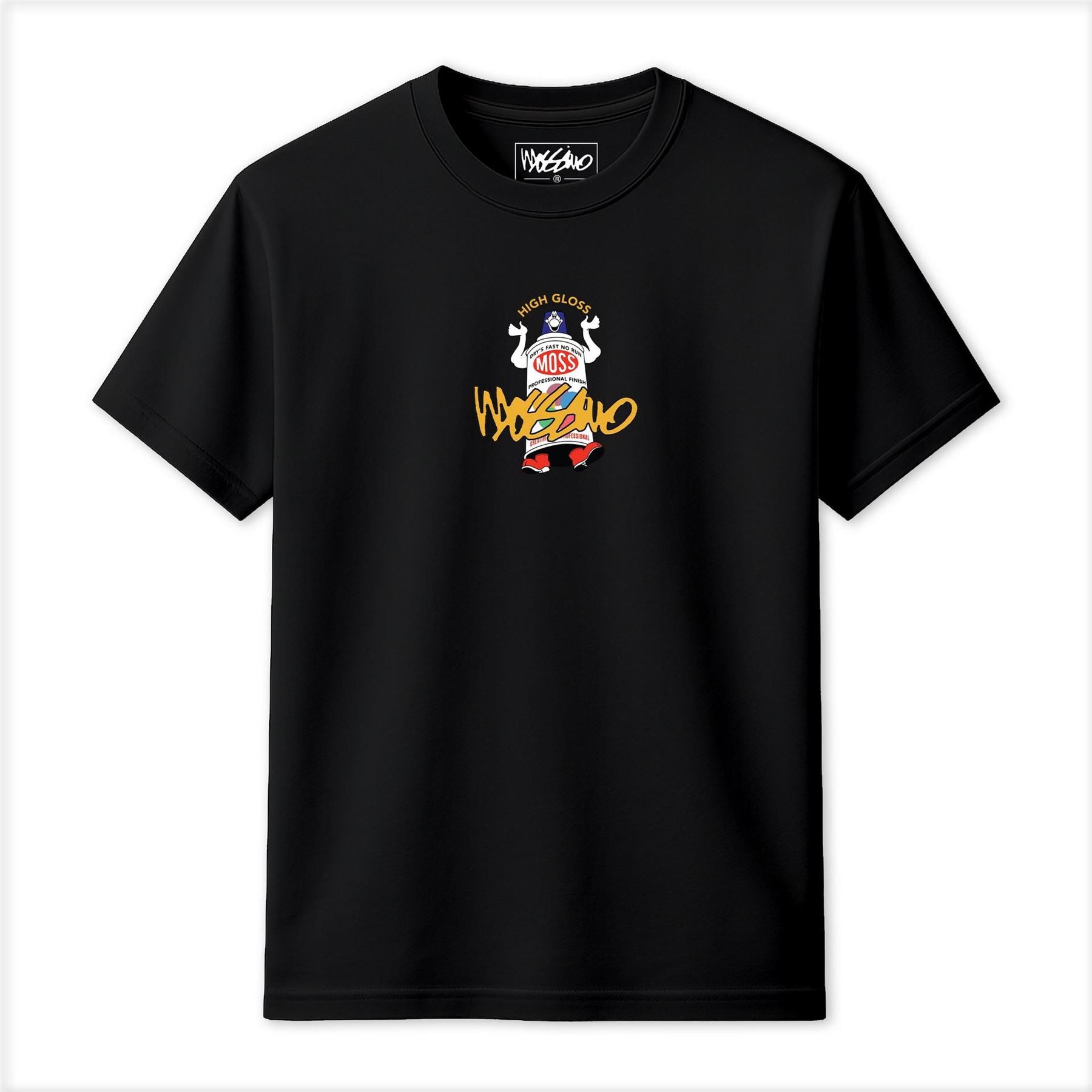 Mossimo High Gloss Graphic Crew Neck Ribbed Collar T-Shirt