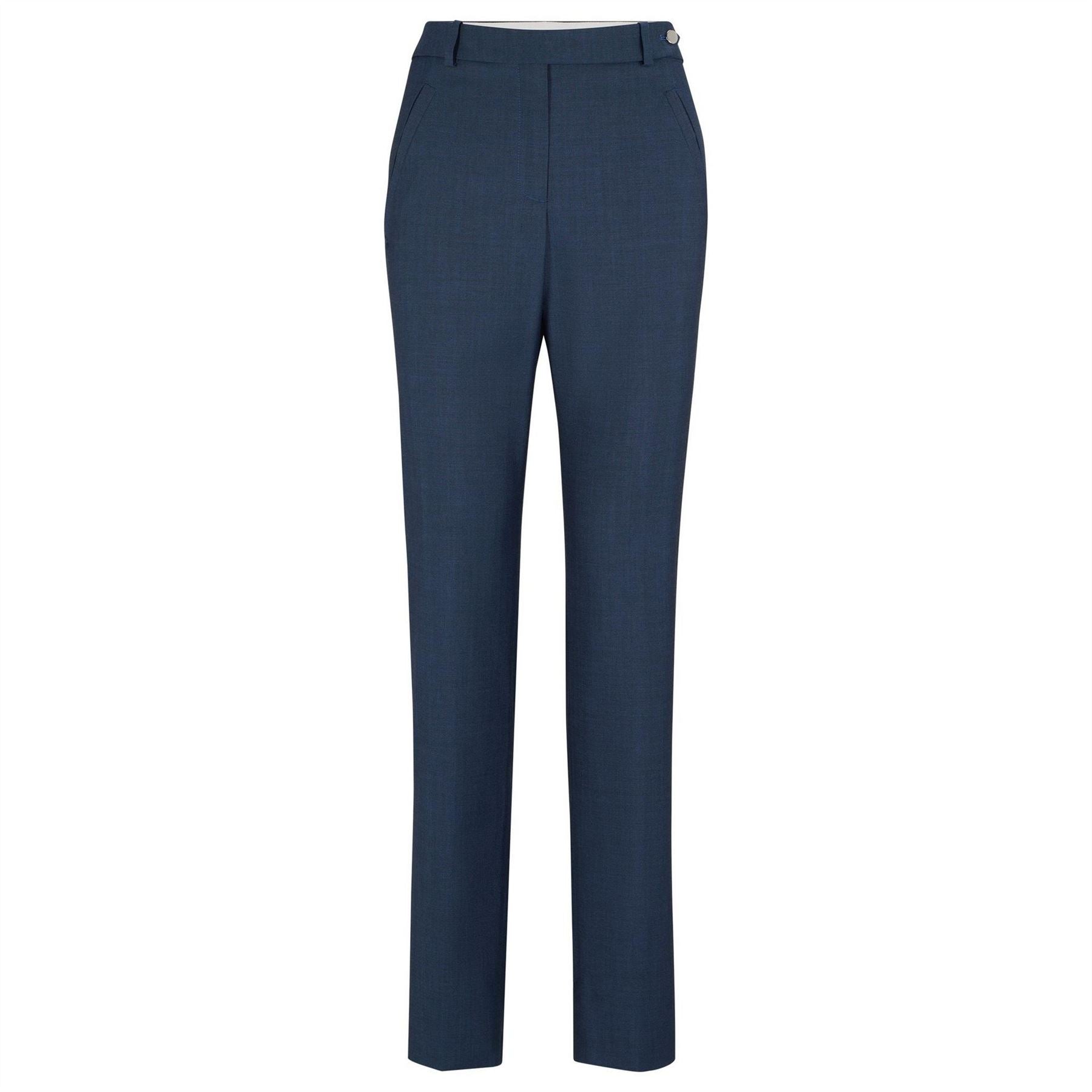 Boss Tanuri Solid Patterned Straight Chinos