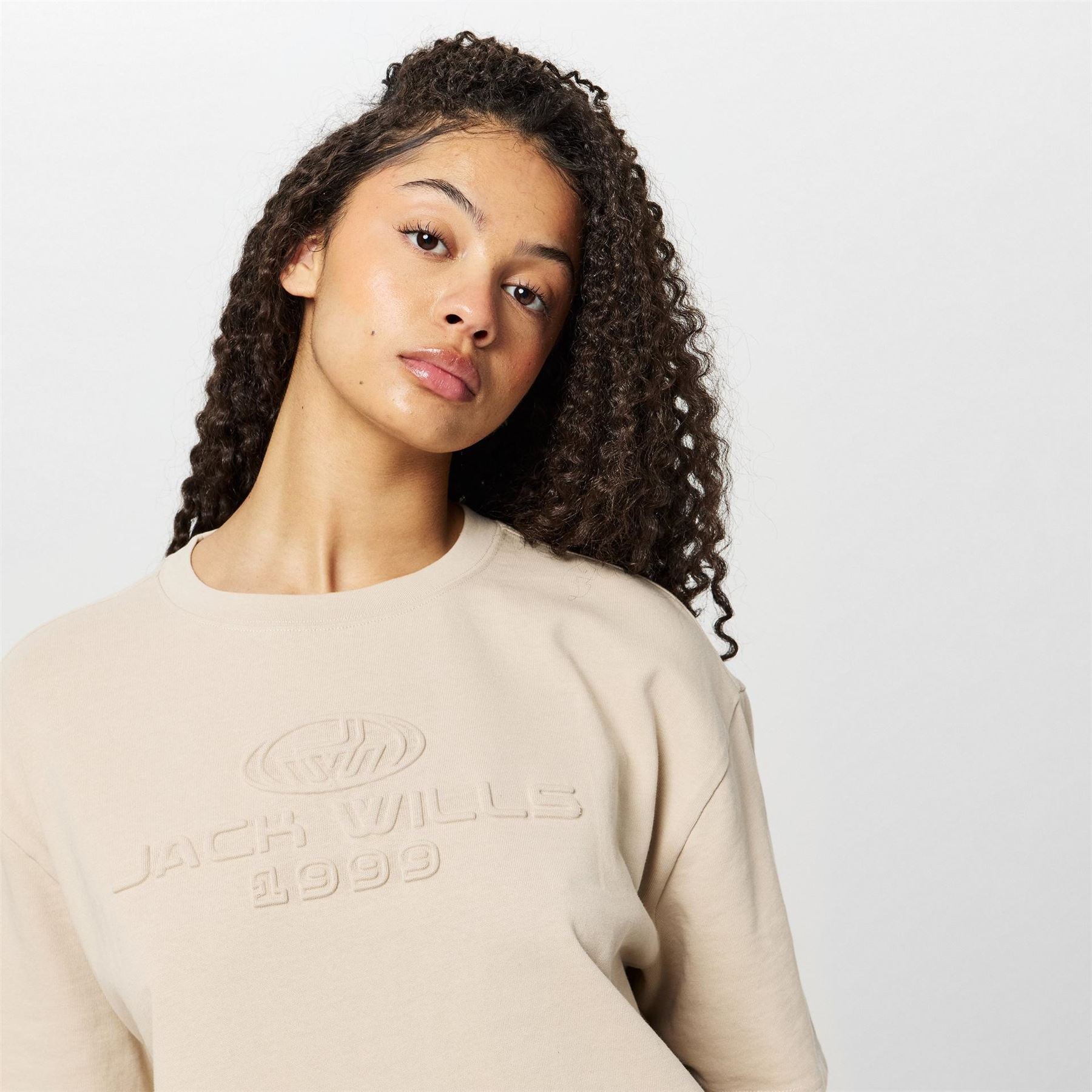 Jack Wills Jw Embossed Logo Oversized T-Shirt