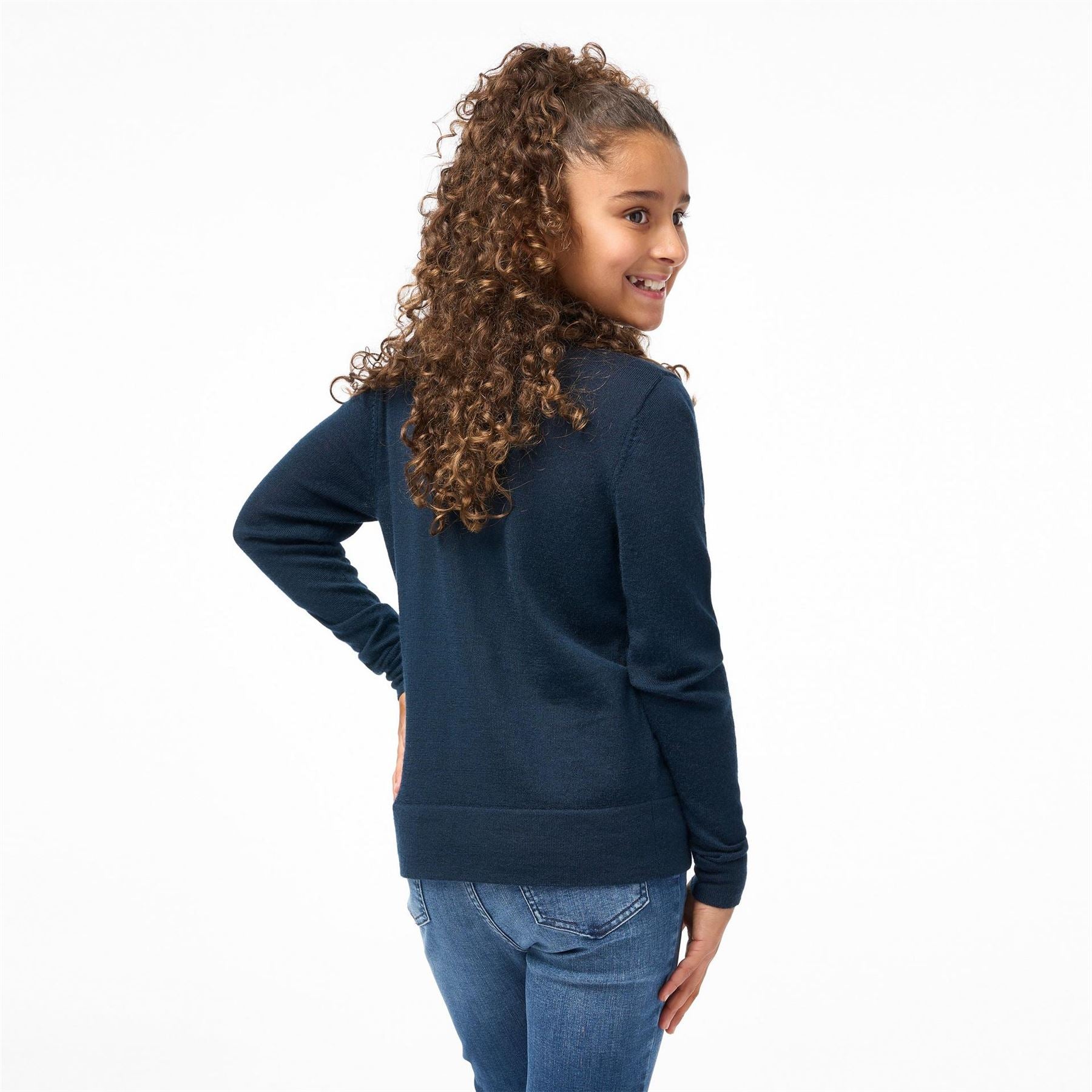 Biba Girls Merino Logo Jumper
