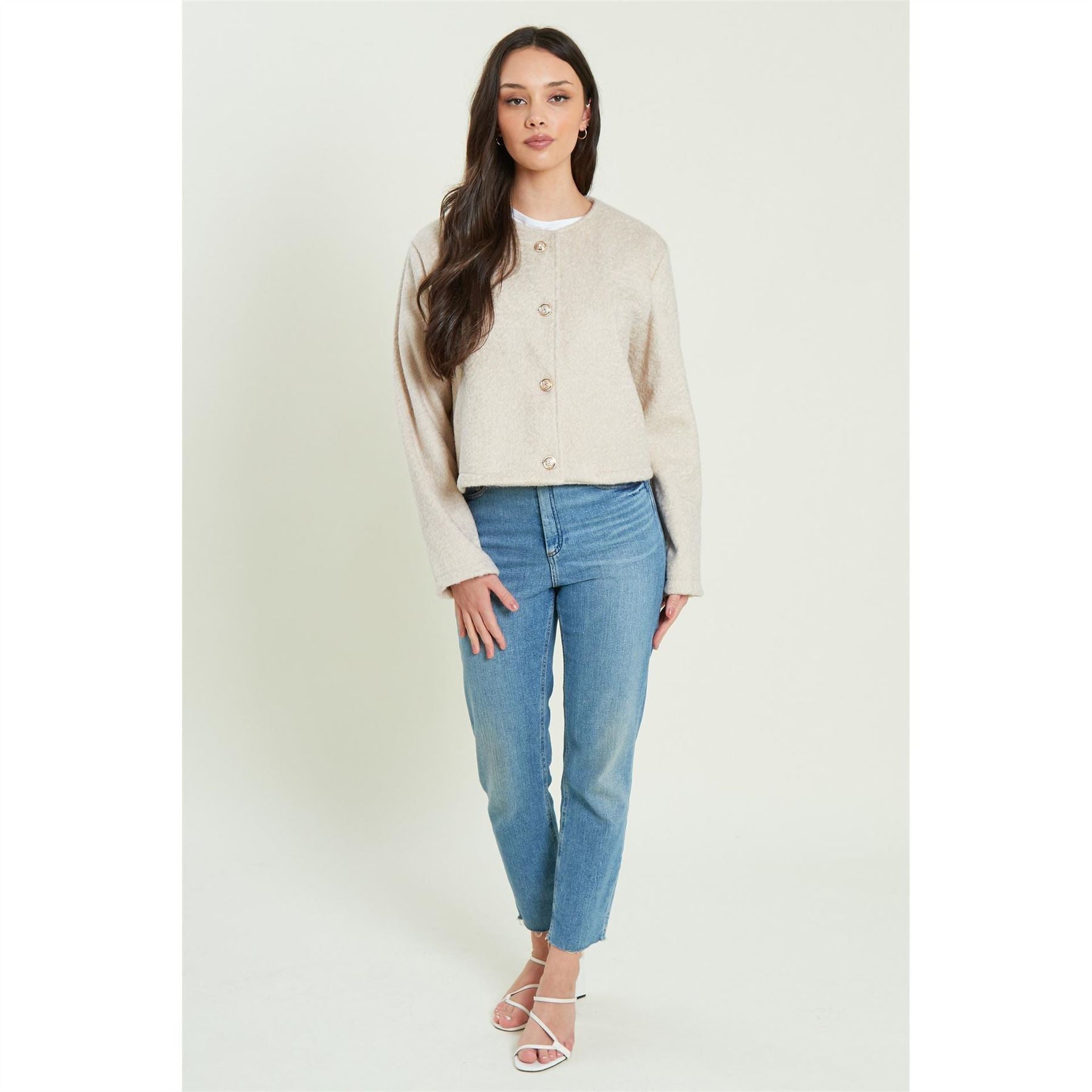 Be You Longline Padded Regular Fit Jacket