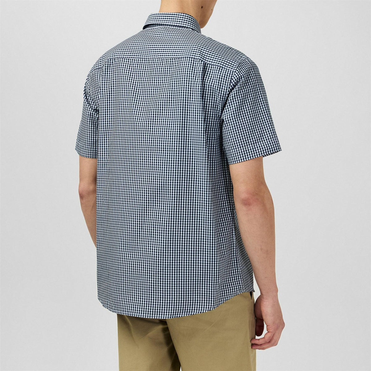 Fabric Mens Short Sleeve Poplin Shirt