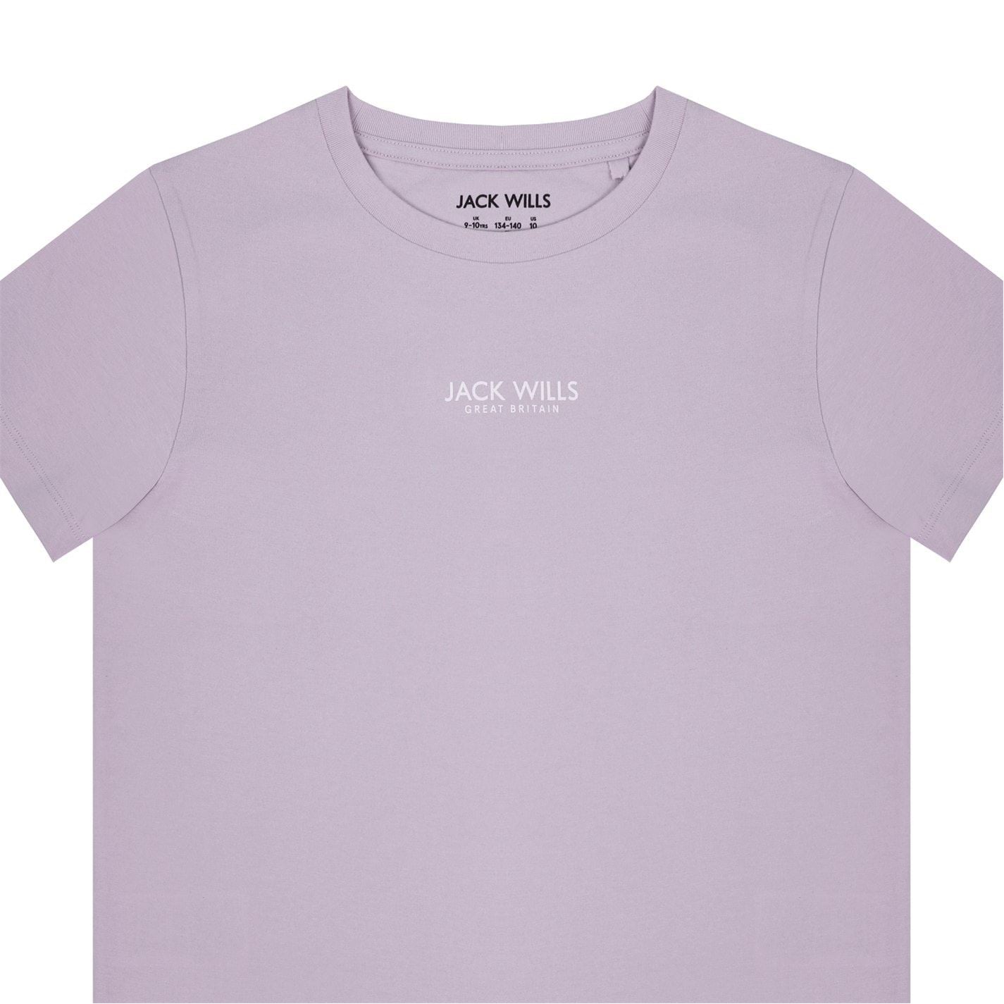 Jack Wills Regular Fit Lettering Crew Neck T-Shirt