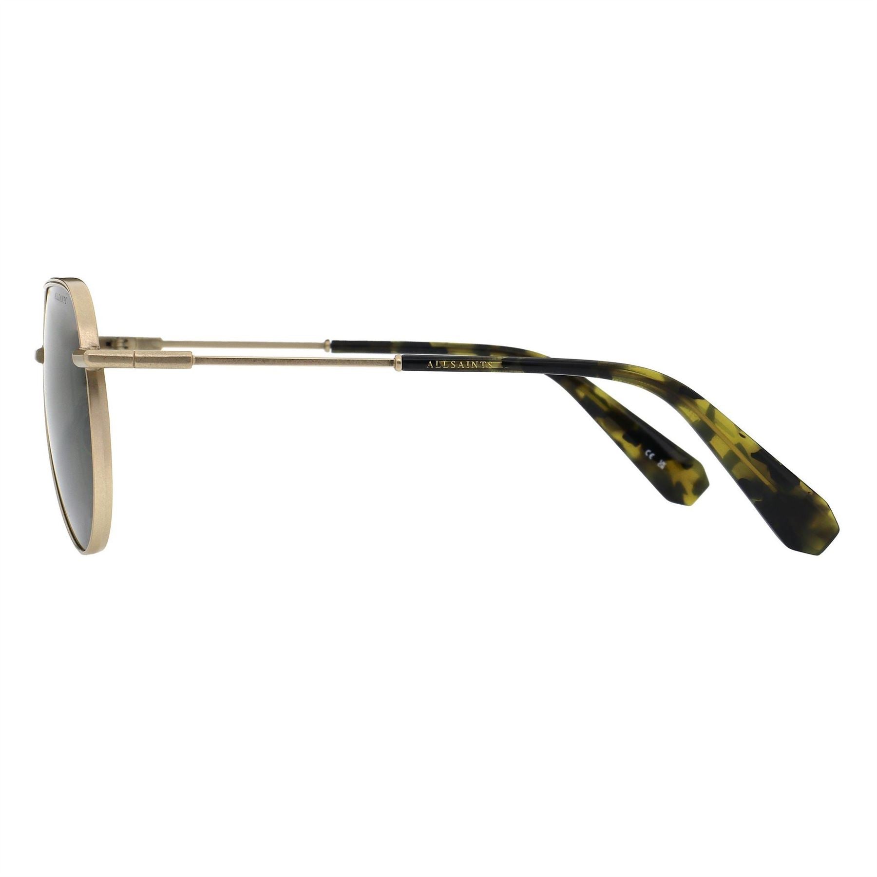 AllSaints Murphy 63 Aviator Double Bridge Sunglasses