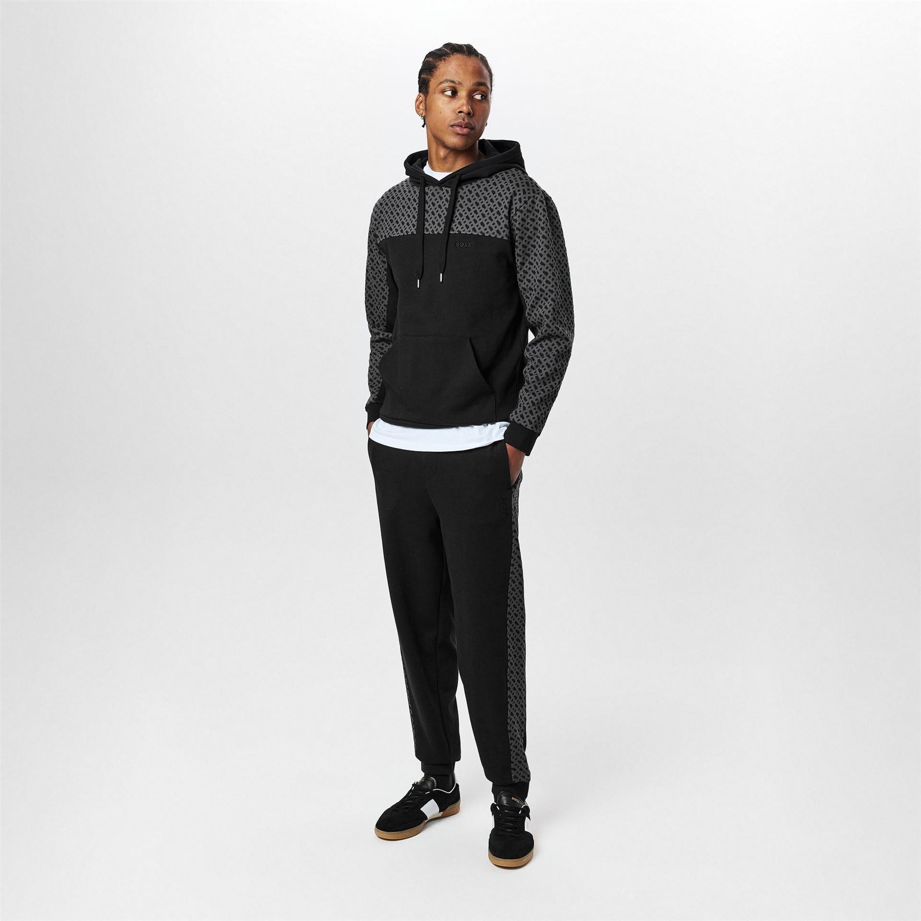 Boss Bw Lukemono Closed Hem Fleece Jogger Bottoms