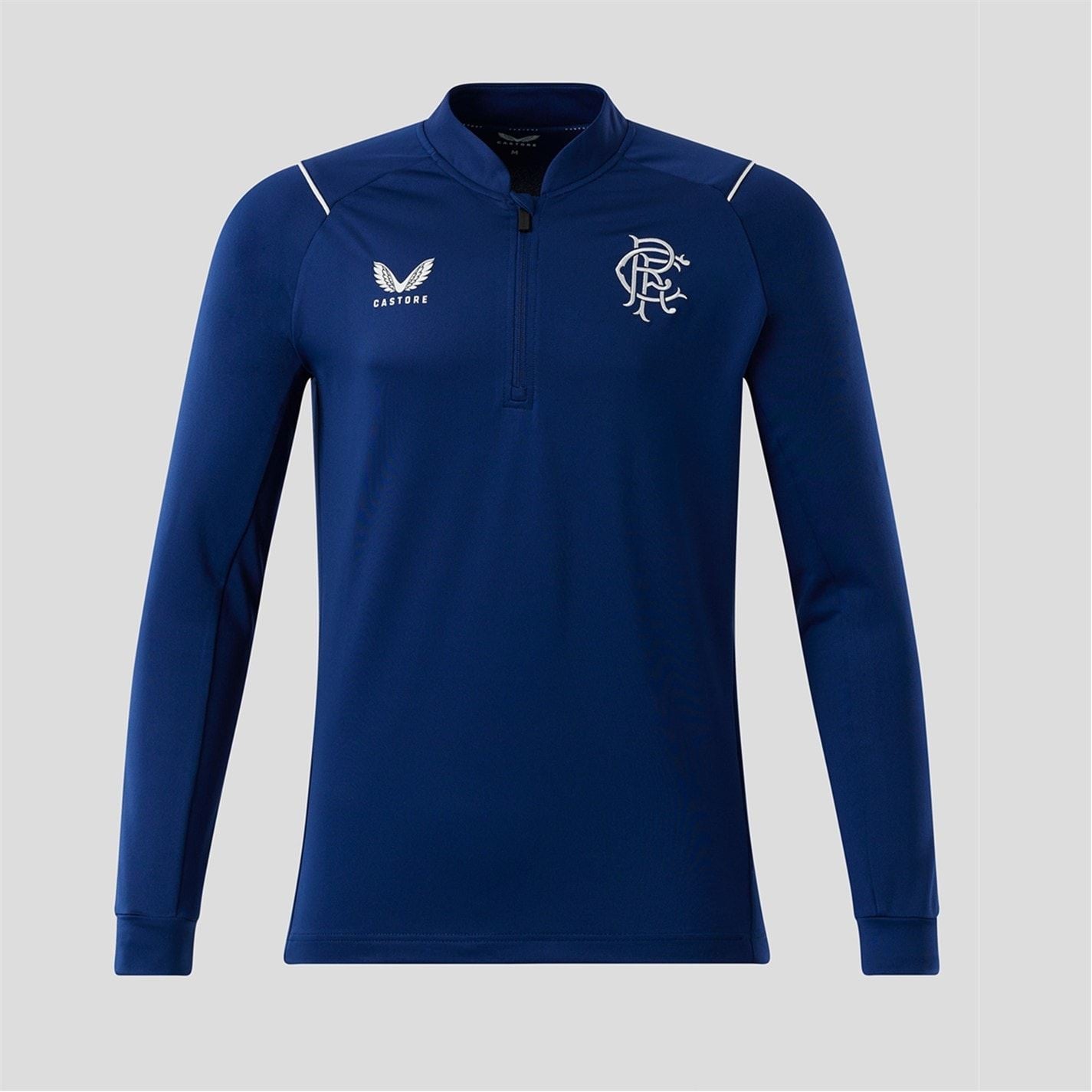 Castore Rangers FC Zip Neck Regular Fit Sweatshirt