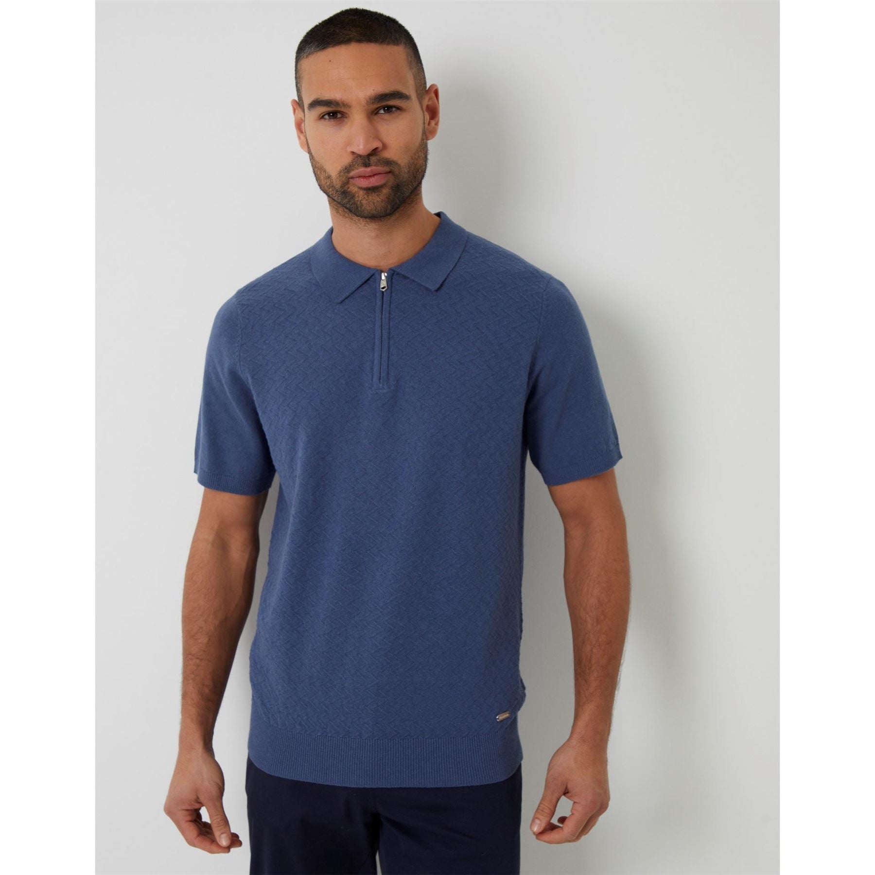 Threadbare Whittley Polo Shirt Collared Neck Short Sleeve