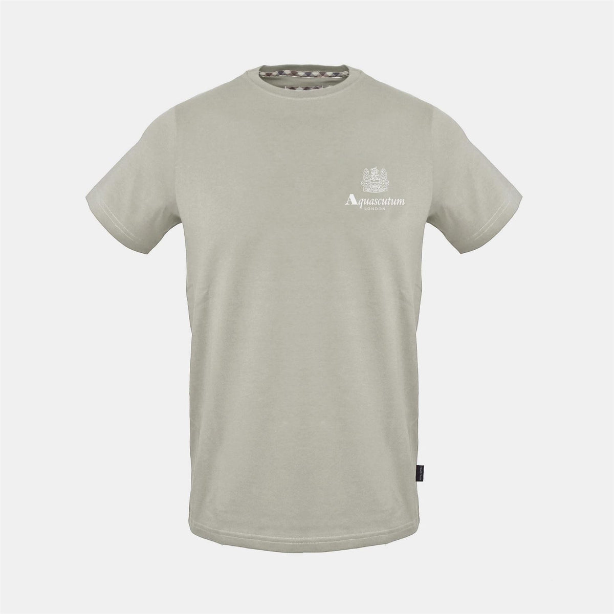 Aquascutum Printed Logo Crew Neck Short Sleeve T-Shirt