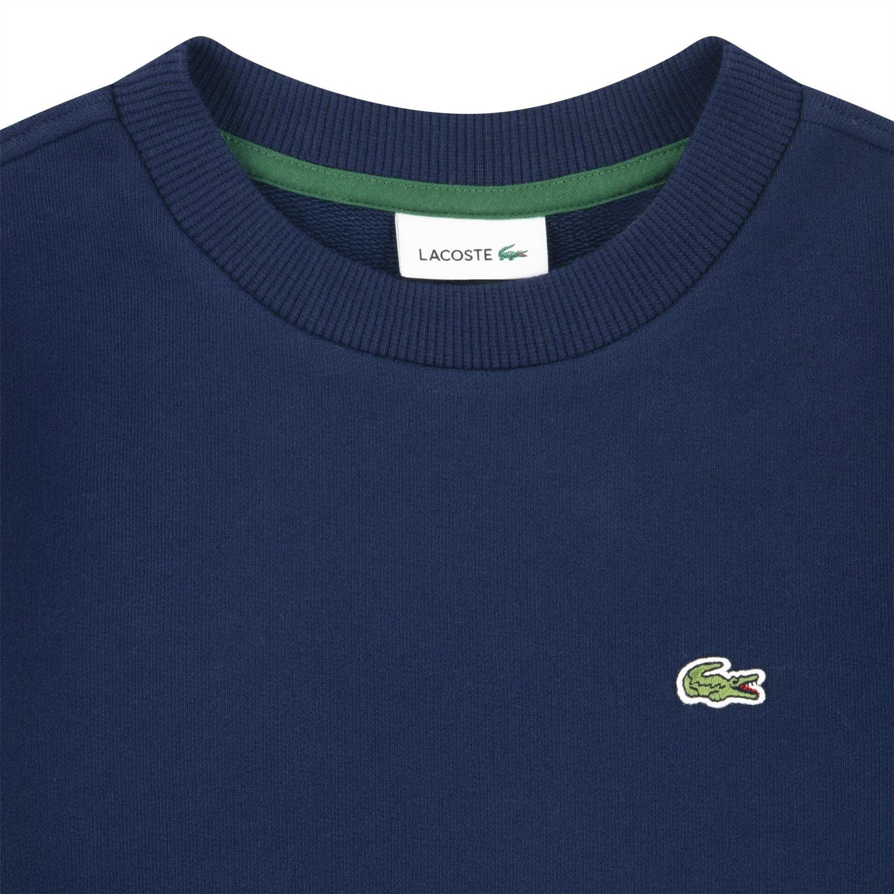 Lacoste Jumper Crew Neck Knee Length Sweater Dress