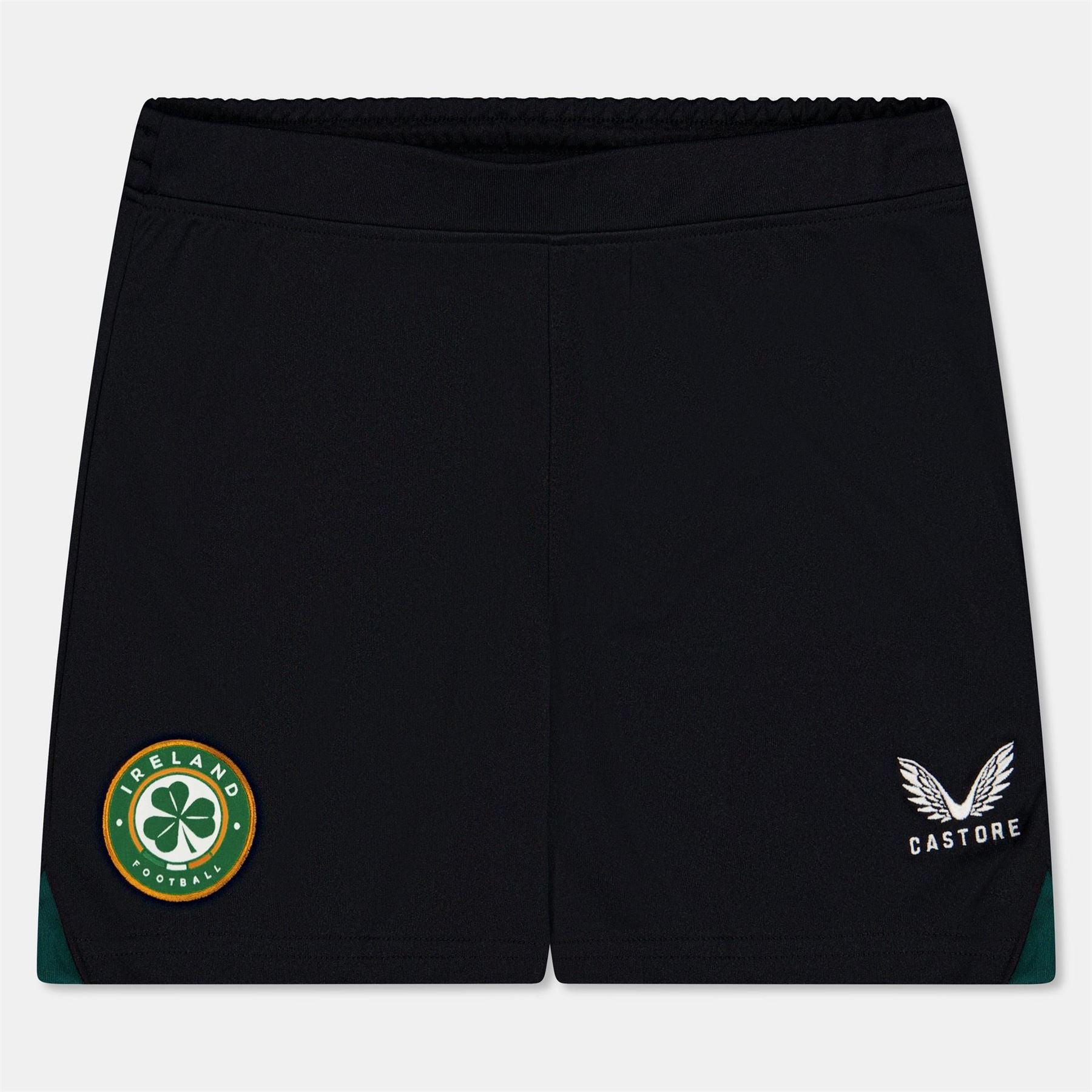 Castore Football Association of Ireland Soccer Shorts with Elasticated Waistband
