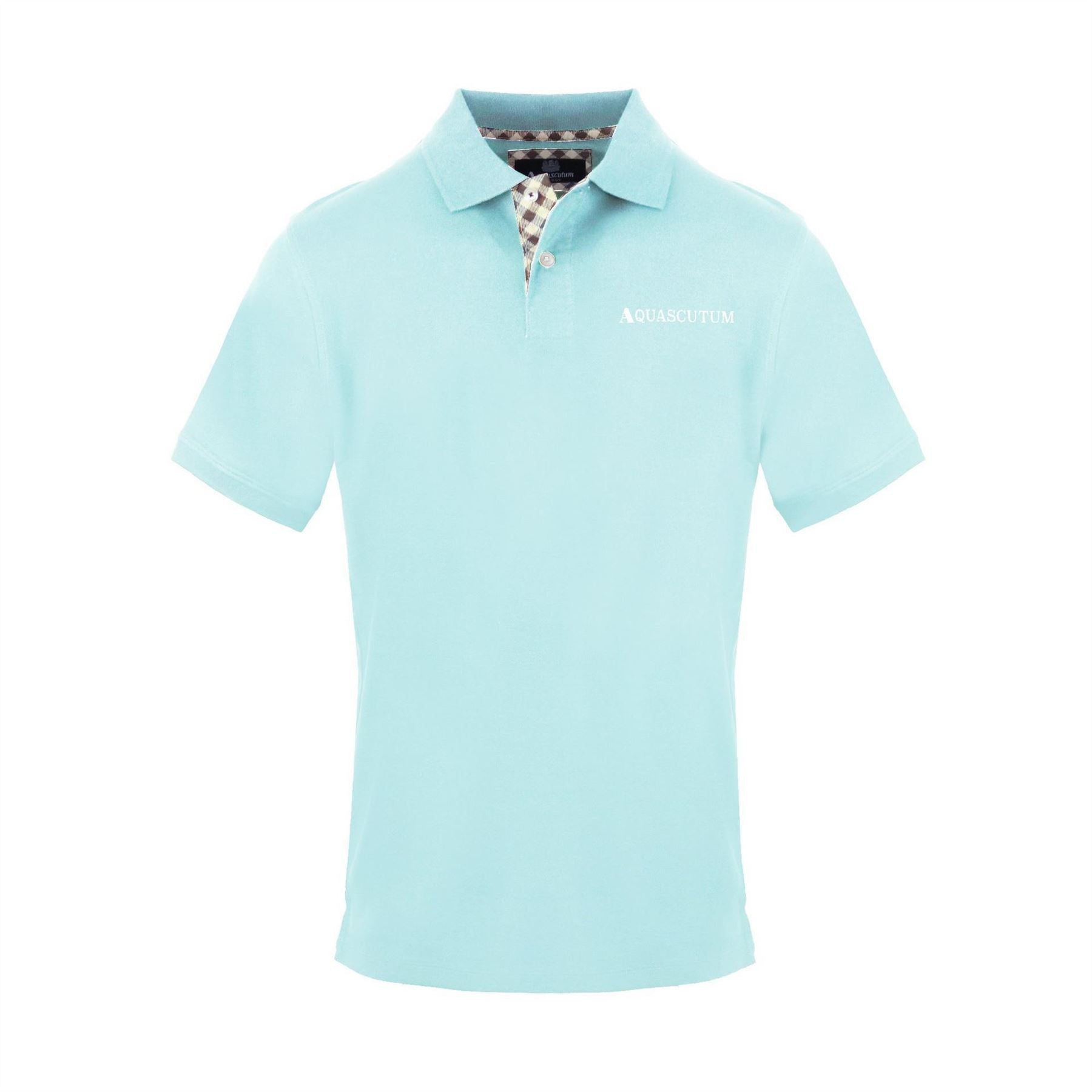 Aquascutum Collared Neck Short Sleeve Polo Shirt