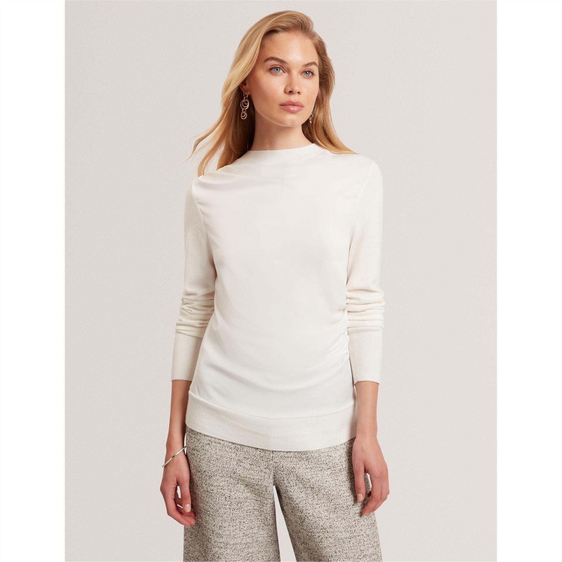 Ted Baker Mock Neck Long Sleeve Sweater