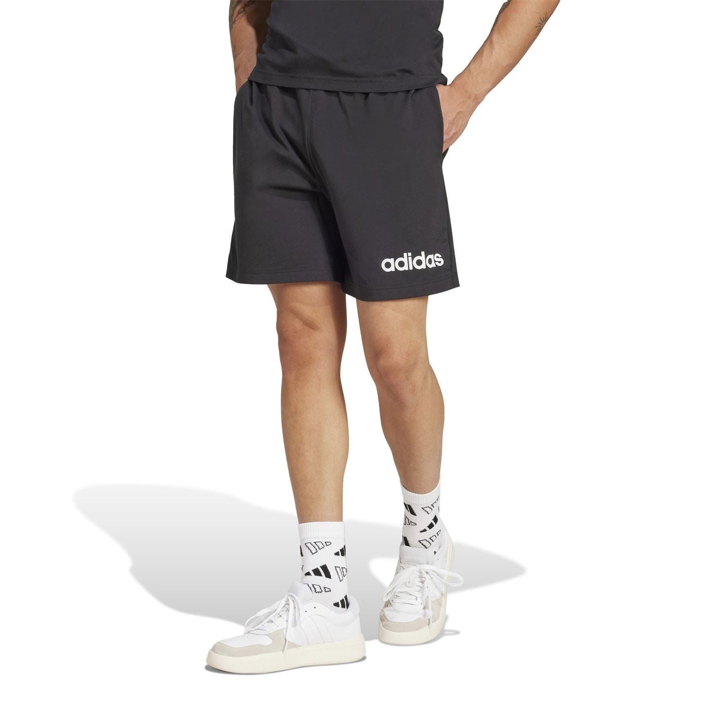 adidas Mens Essentials Linear Single Jersey Shorts