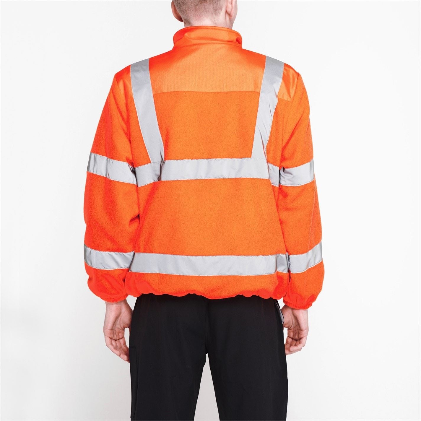 Dunlop  Hi Vis Reflective Fleece Long Sleeve Jacket