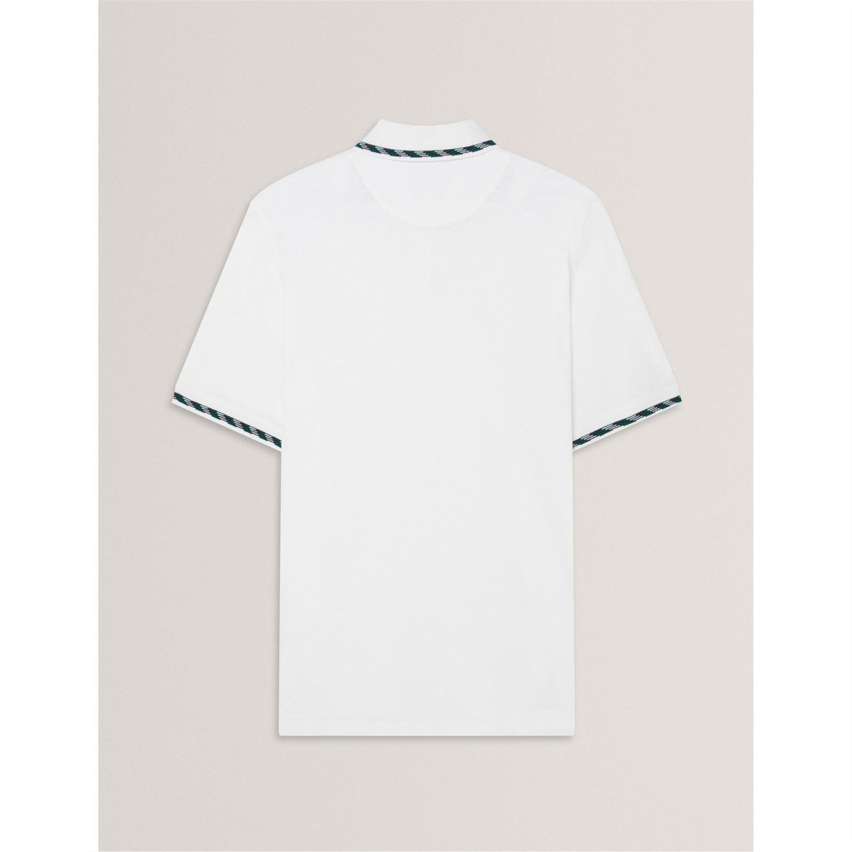 Ted Baker Jacquard Collared Neck Short Sleeve Polo Shirt