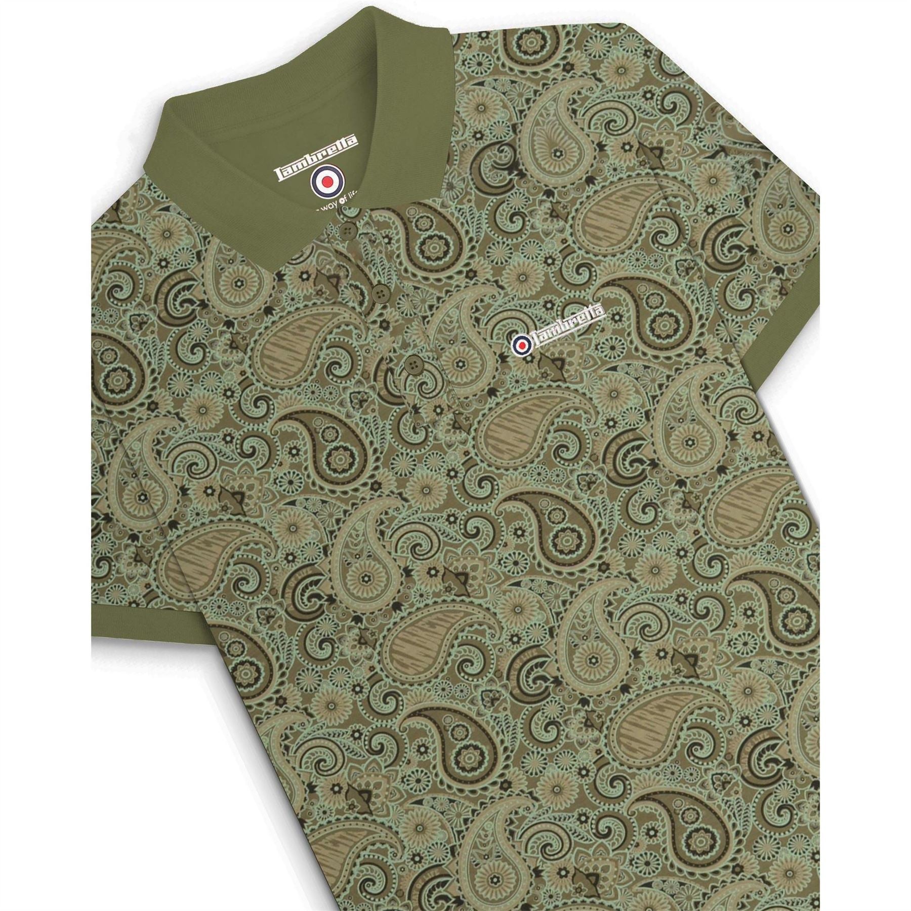 Lambretta Pasly Short Sleeve Polo Shirt
