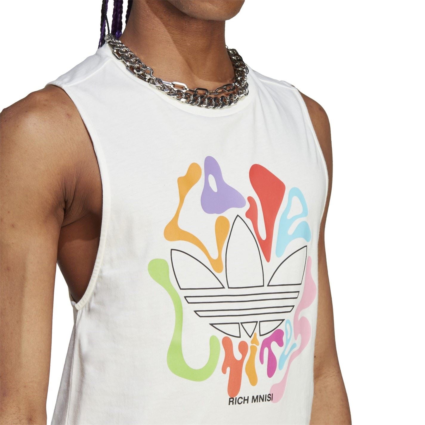 adidas Originals Pride Regular Fit Crew Neck Tank