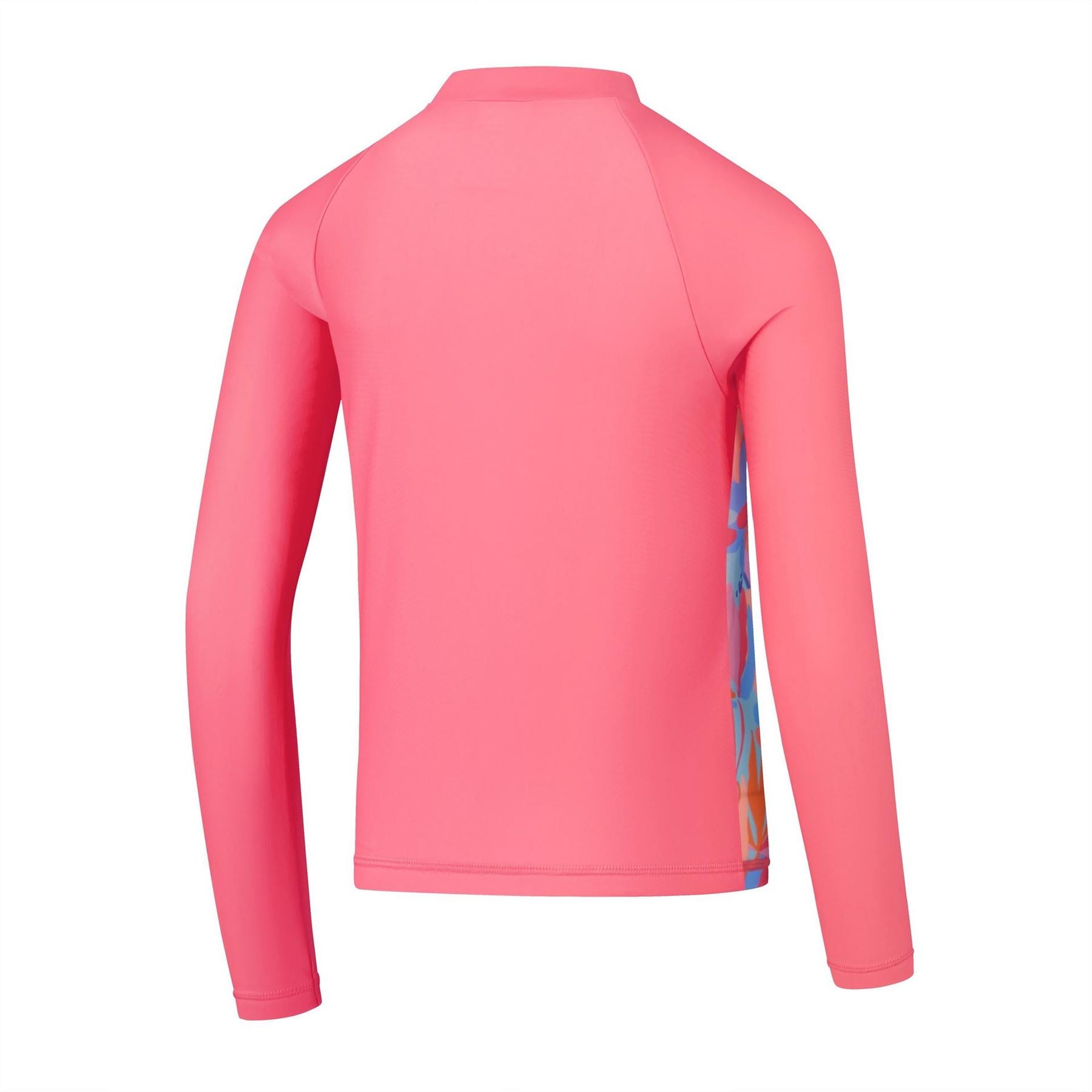 Speedo Mock Neck Raglan Sleeve Athletic Jersey Top
