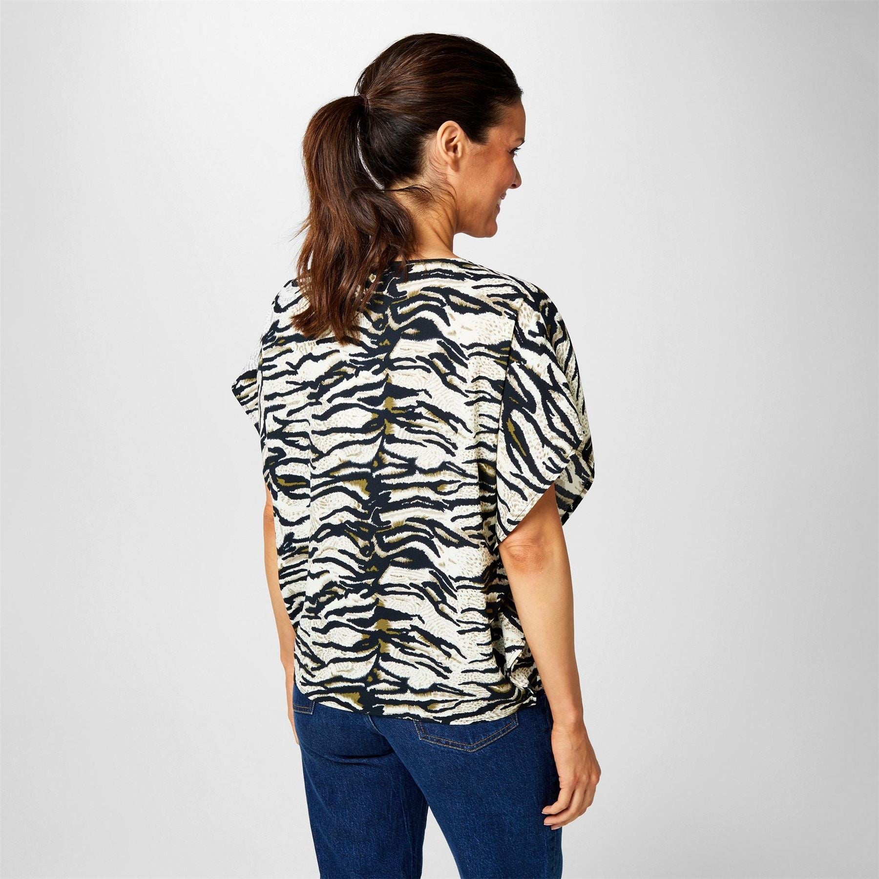 Biba Zip Front Top