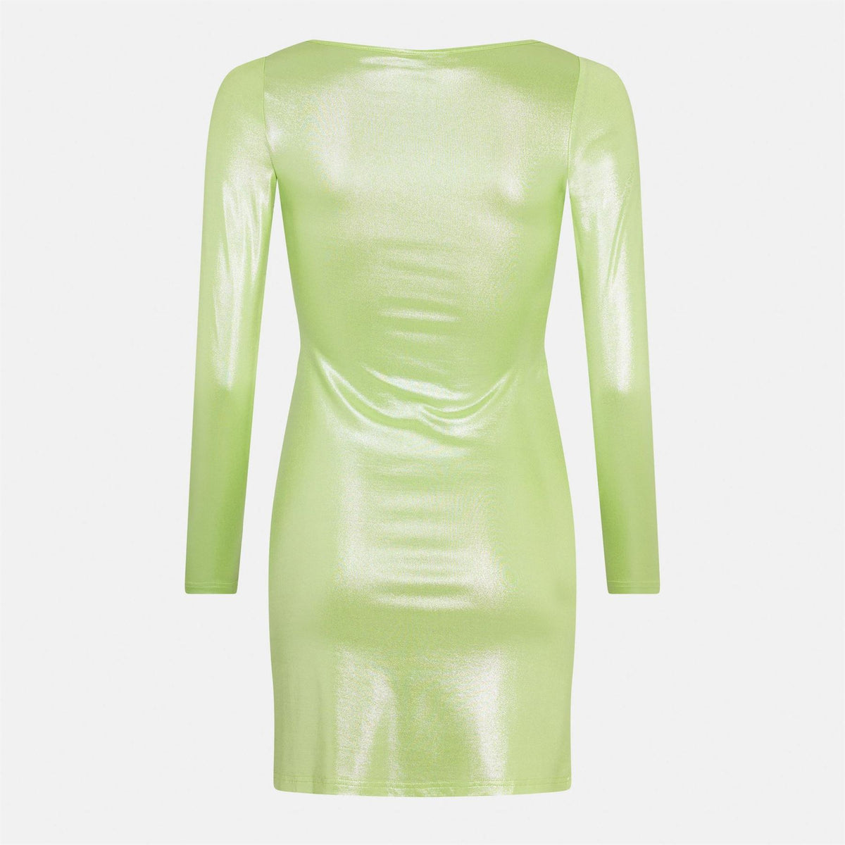 AmyLynn Cu Asymmetric Neck Mini Bodycon Dress