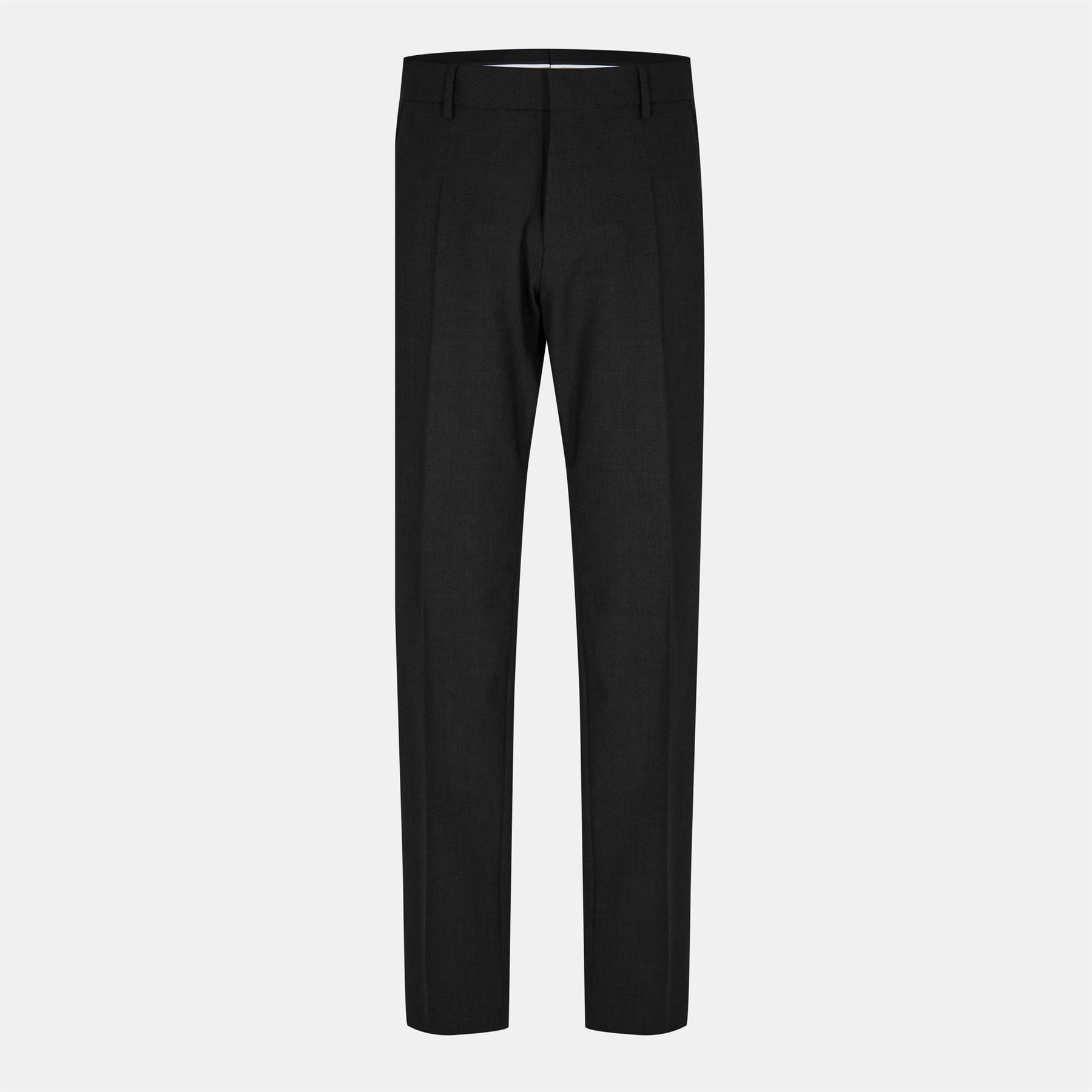 Boss Genius Solid Patterned Straight Chinos