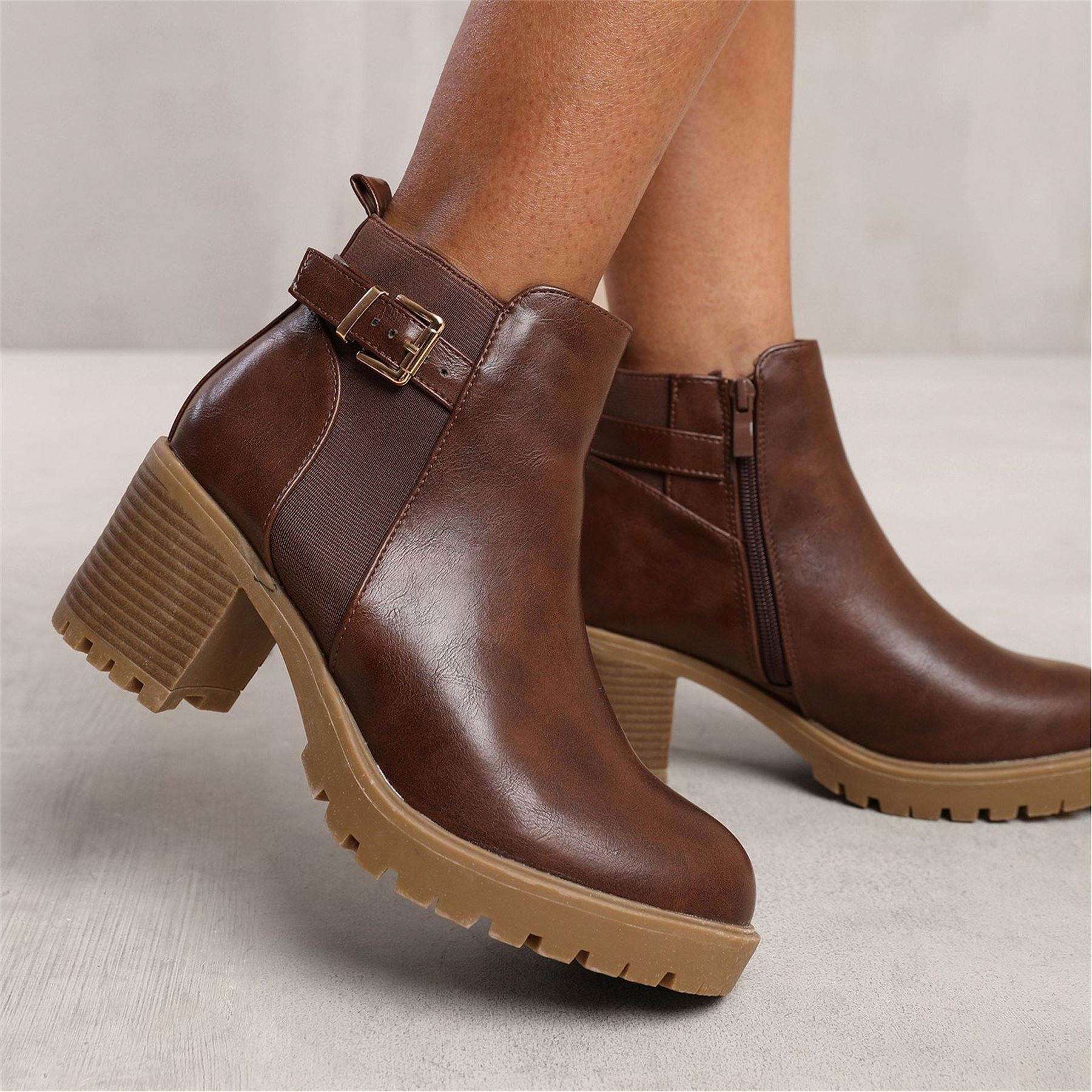 Wheres That From Kali Ankle Boots with Zipper Closure