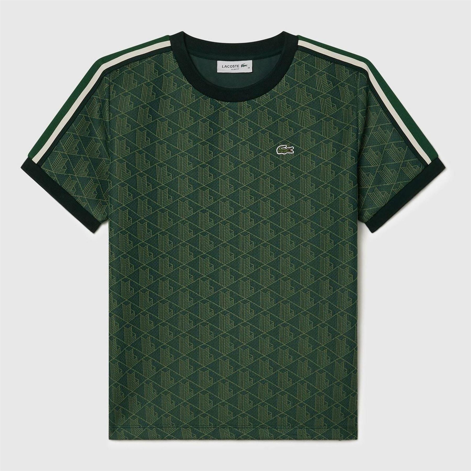 Lacoste Fit Monogram Jacquard T-Shirt