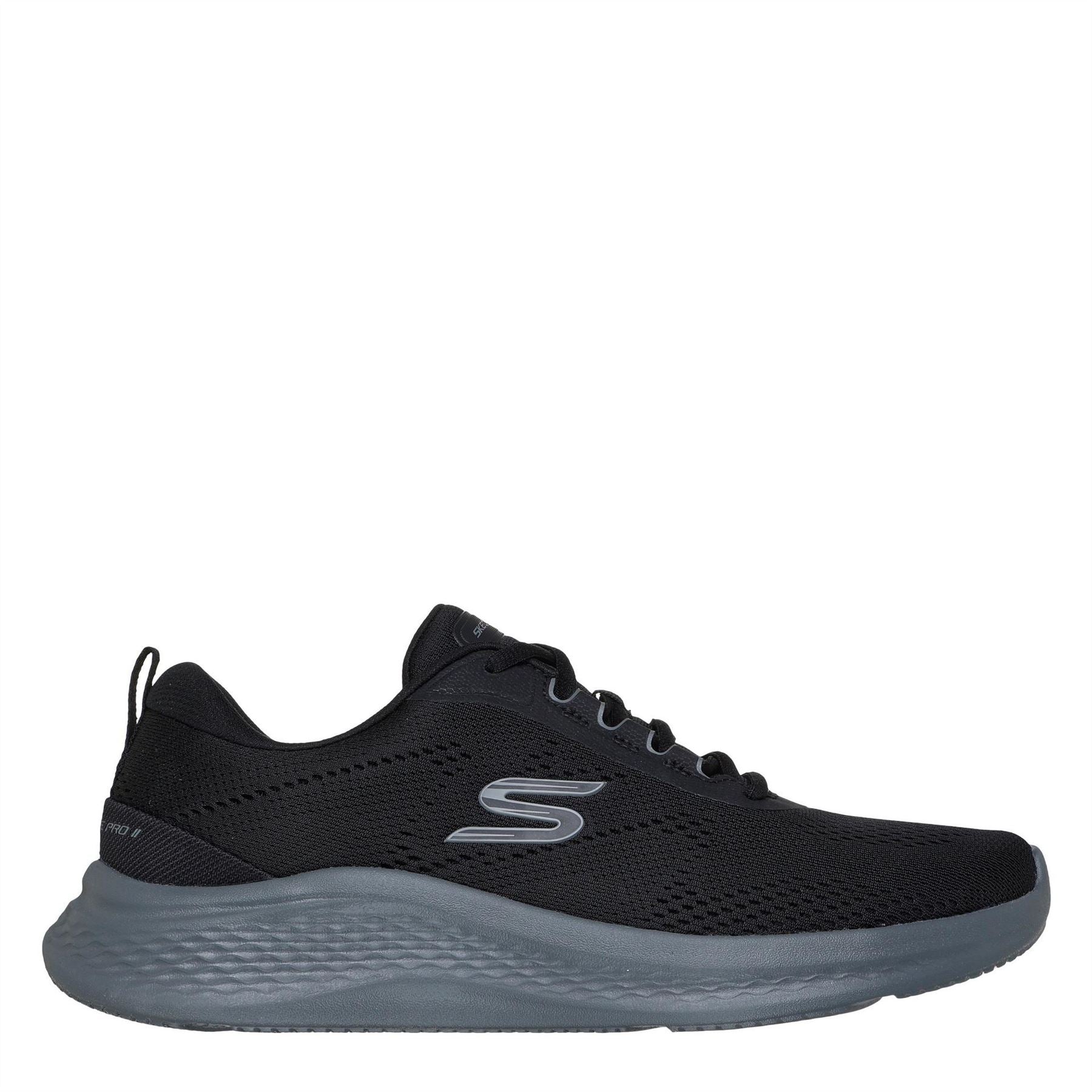 Skechers Mens Mesh Lace Up Low Top Trainers
