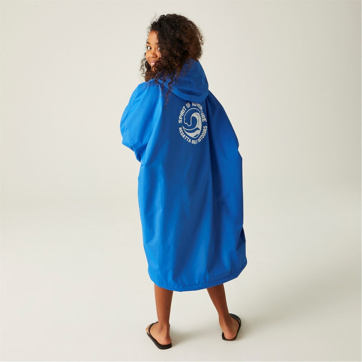 Regatta Kids Fleece Lined Oversized Fit Waterproof Robe