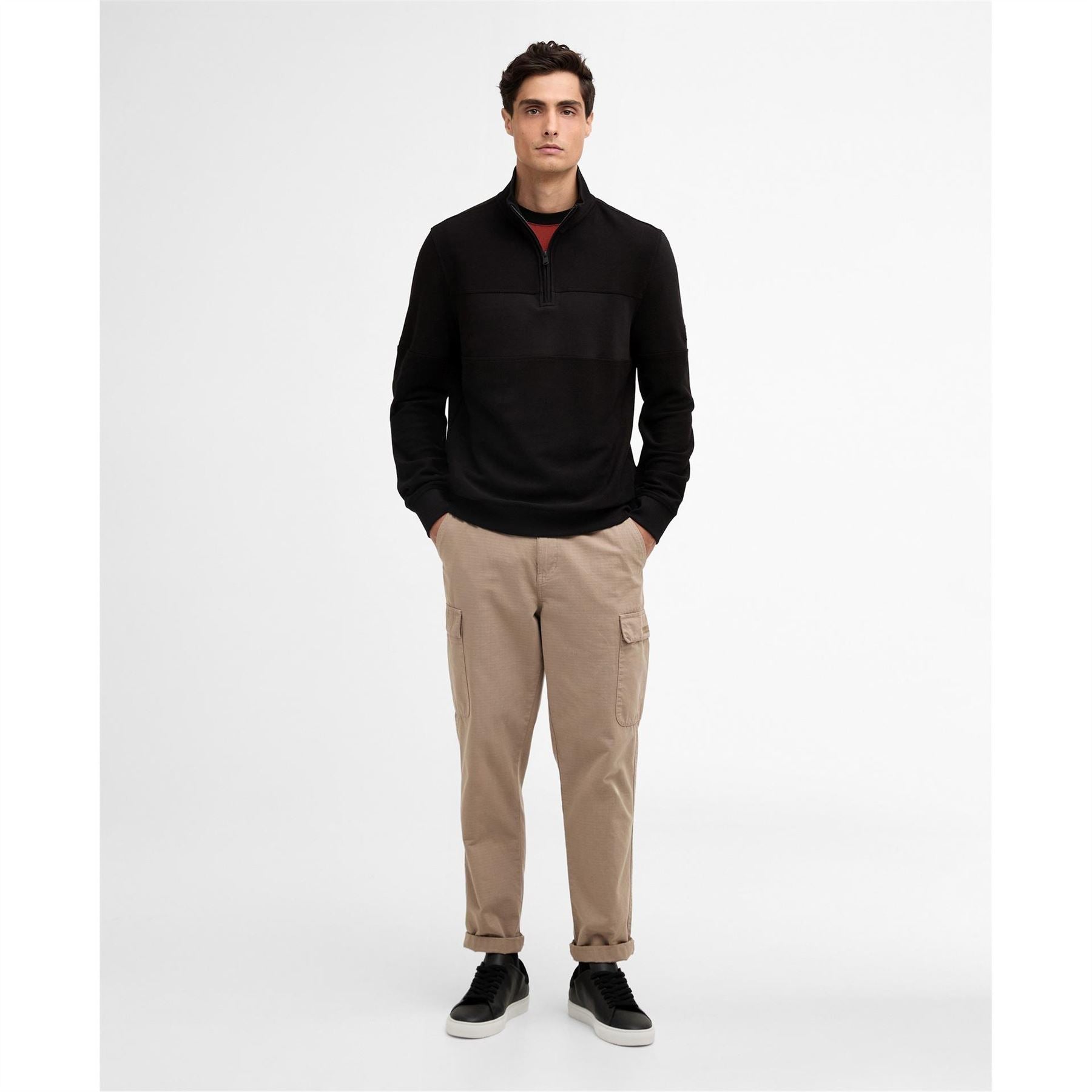 Barbour International Kaspian Half Zip Sweatshirt