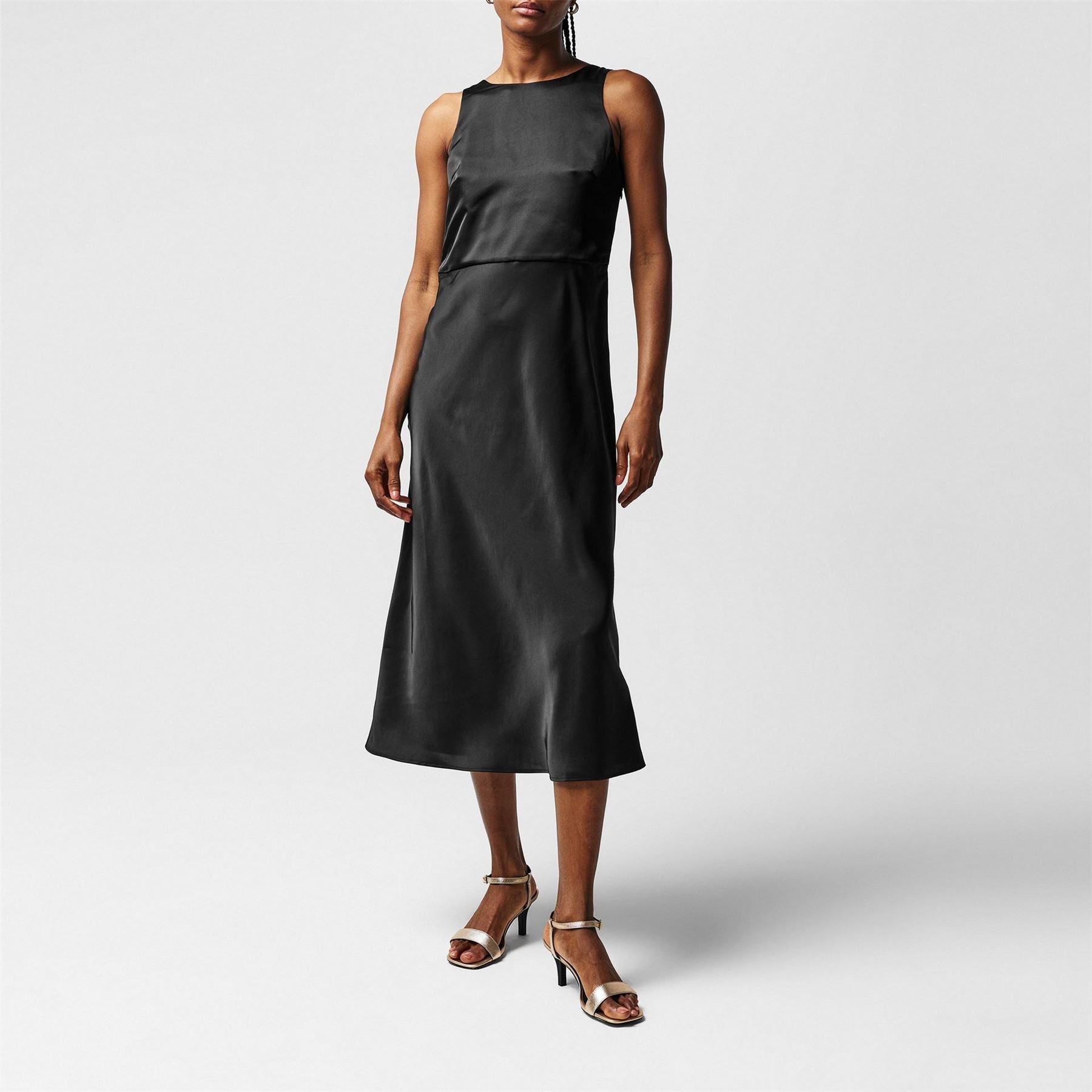 Boss C Danta Scoop Neck Maxi A-Line Dress