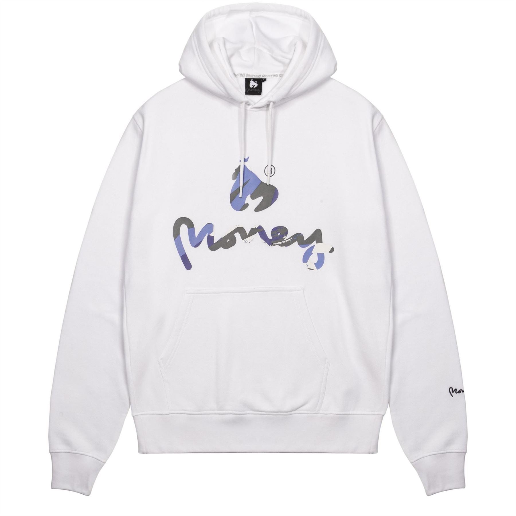 Money Infil Combo Hooded Sweatshirt Jacket with Large Genie Graphic Print
