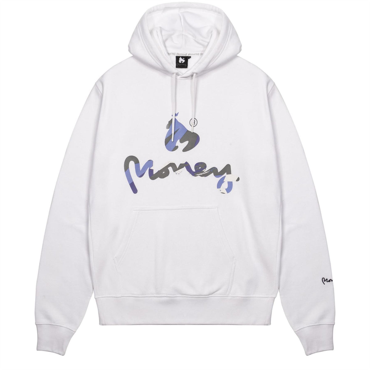 Money Infil Combo Hooded Sweatshirt Jacket with Large Genie Graphic Print
