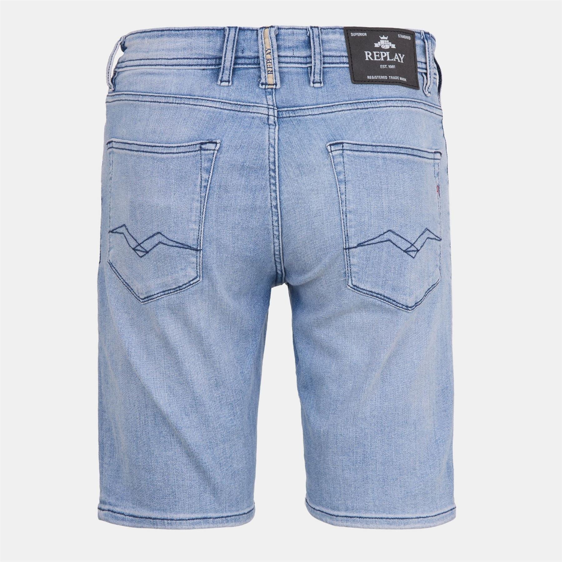 Replay Stretch Slim Fit Denim Shorts